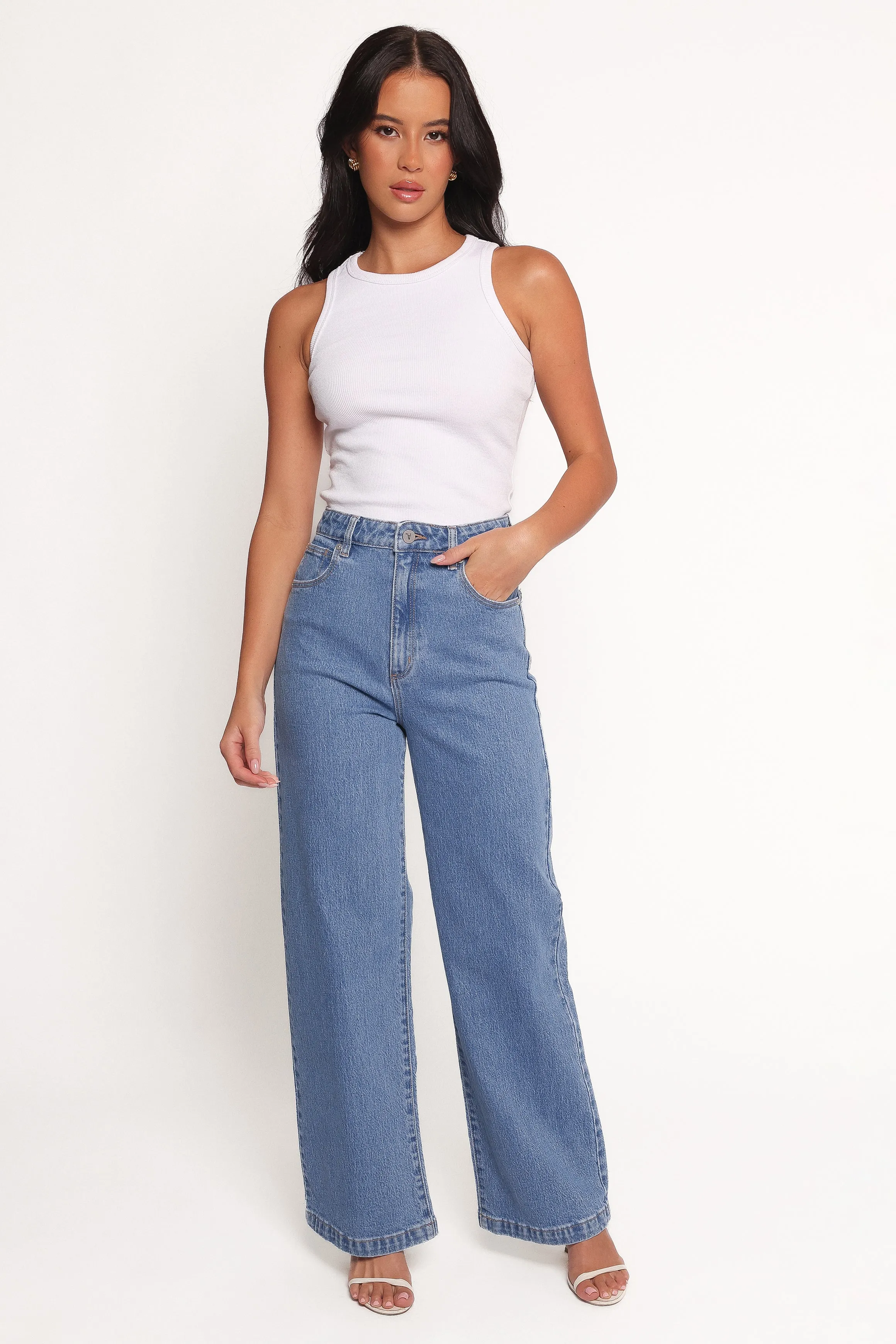 Abrand 94 High Wide Petite Jeans - Debbie