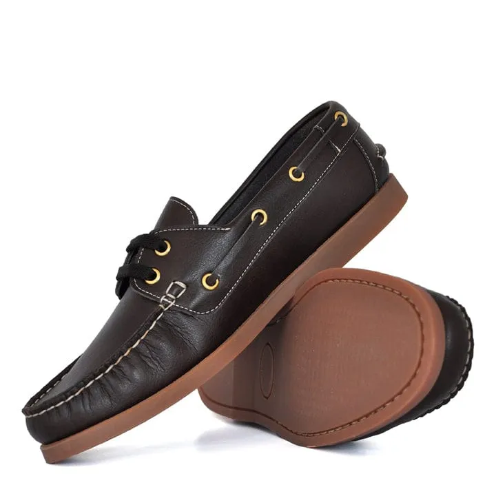 Alex Men's Nappa Vegan Moccasin Loafers | Black