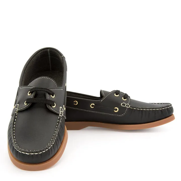 Alex Men's Nappa Vegan Moccasin Loafers | Black