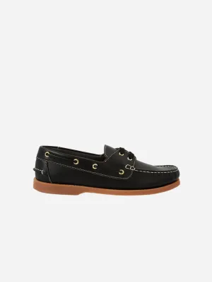 Alex Men's Nappa Vegan Moccasin Loafers | Black