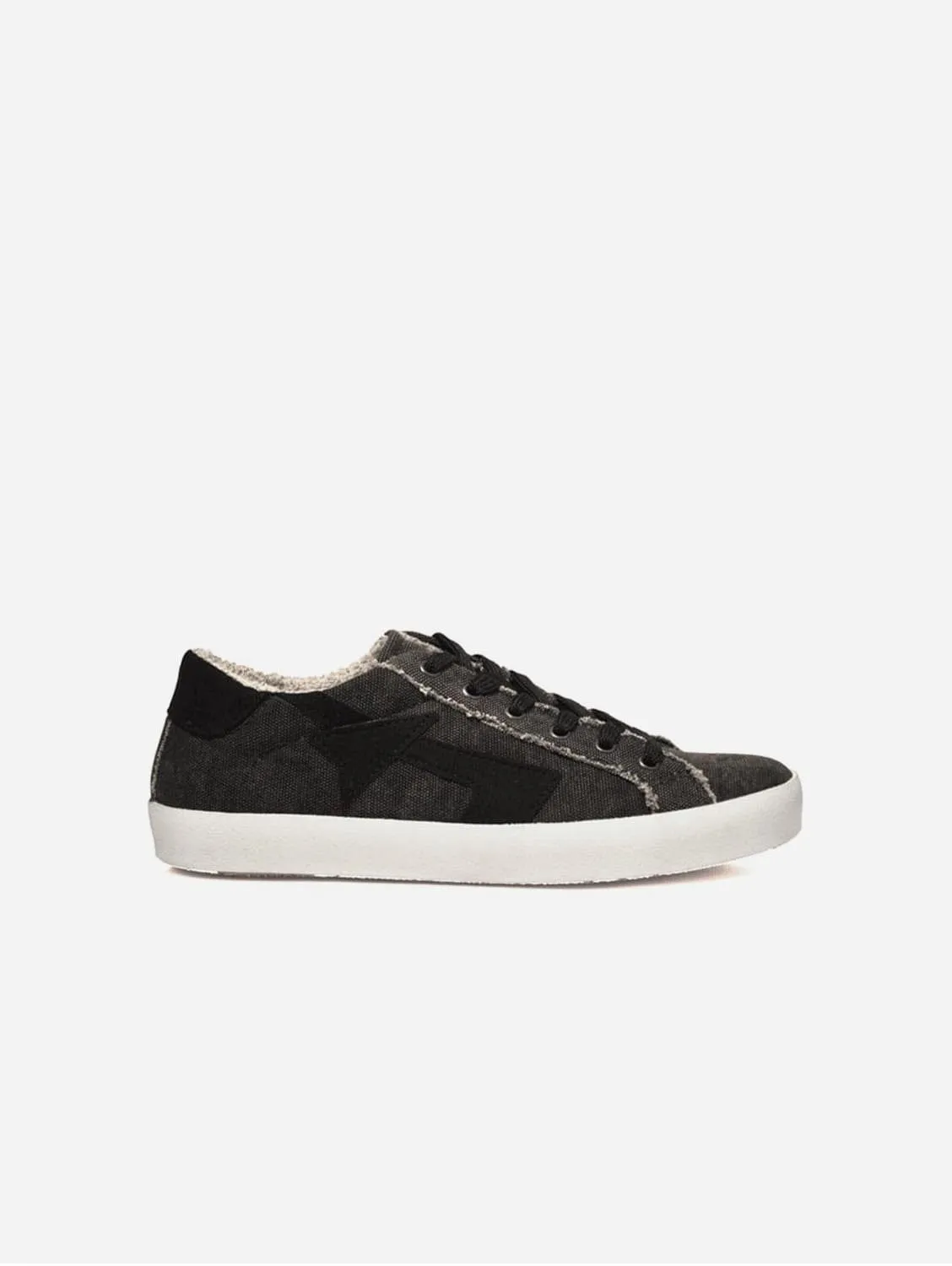 Amelia Women's Organic Cotton Denim Sneakers | Grey
