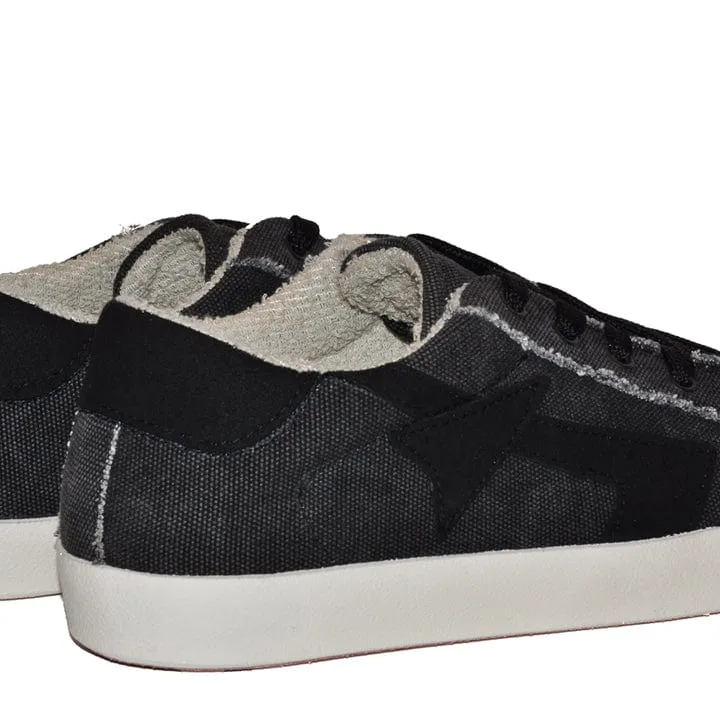 Amelia Women's Organic Cotton Denim Sneakers | Grey