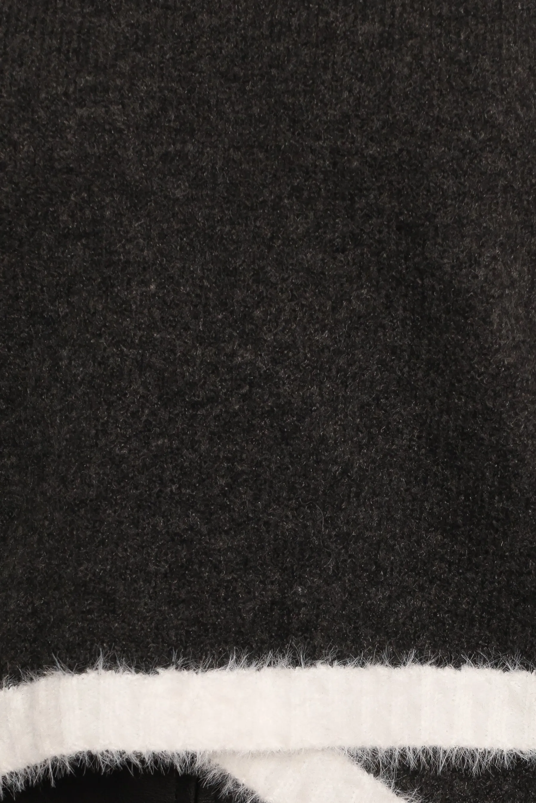Ares Crossover Hem Knit Sweater - Grey