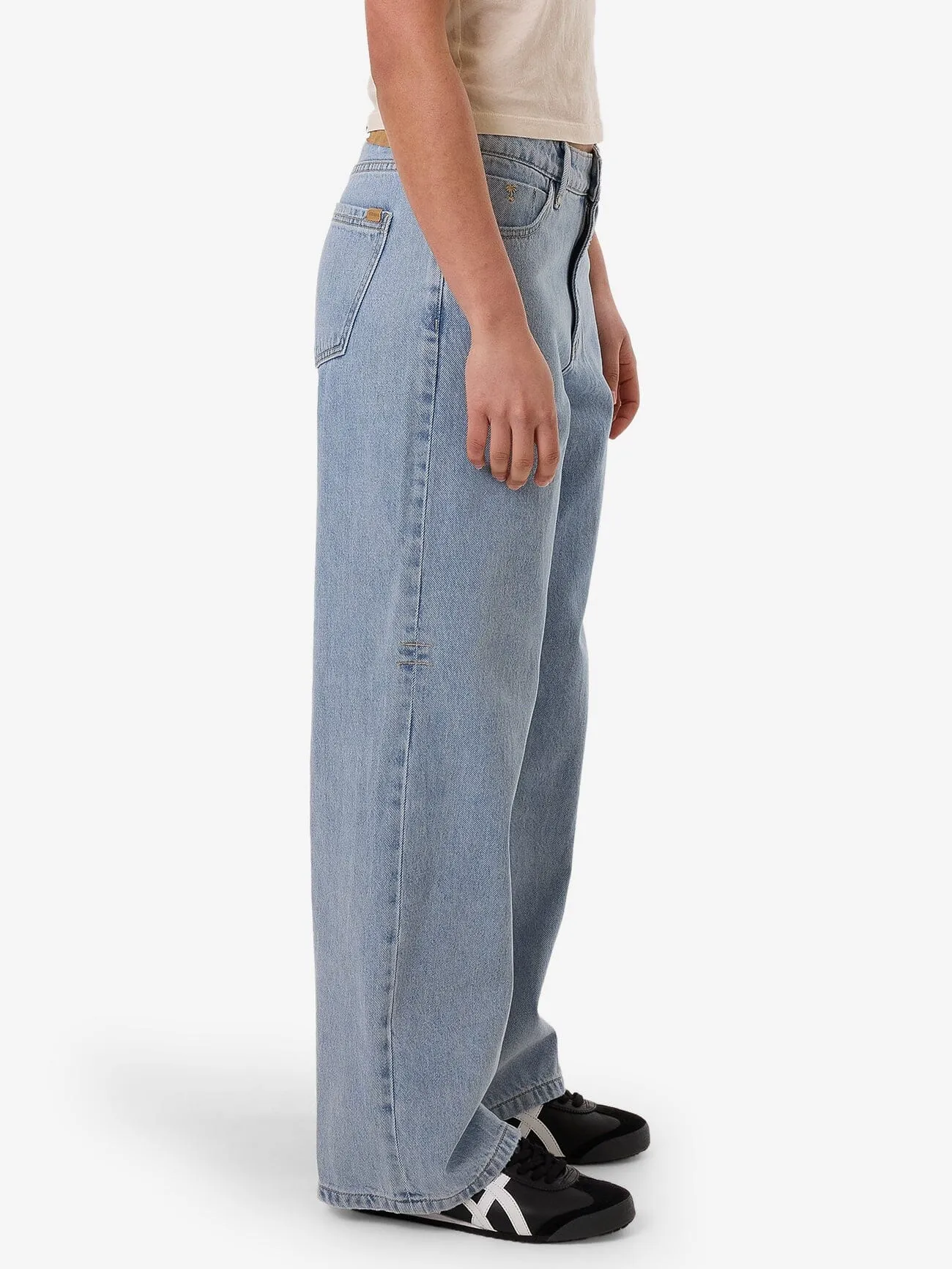Billie Low Rise Baggy Jean - Ageless Blue