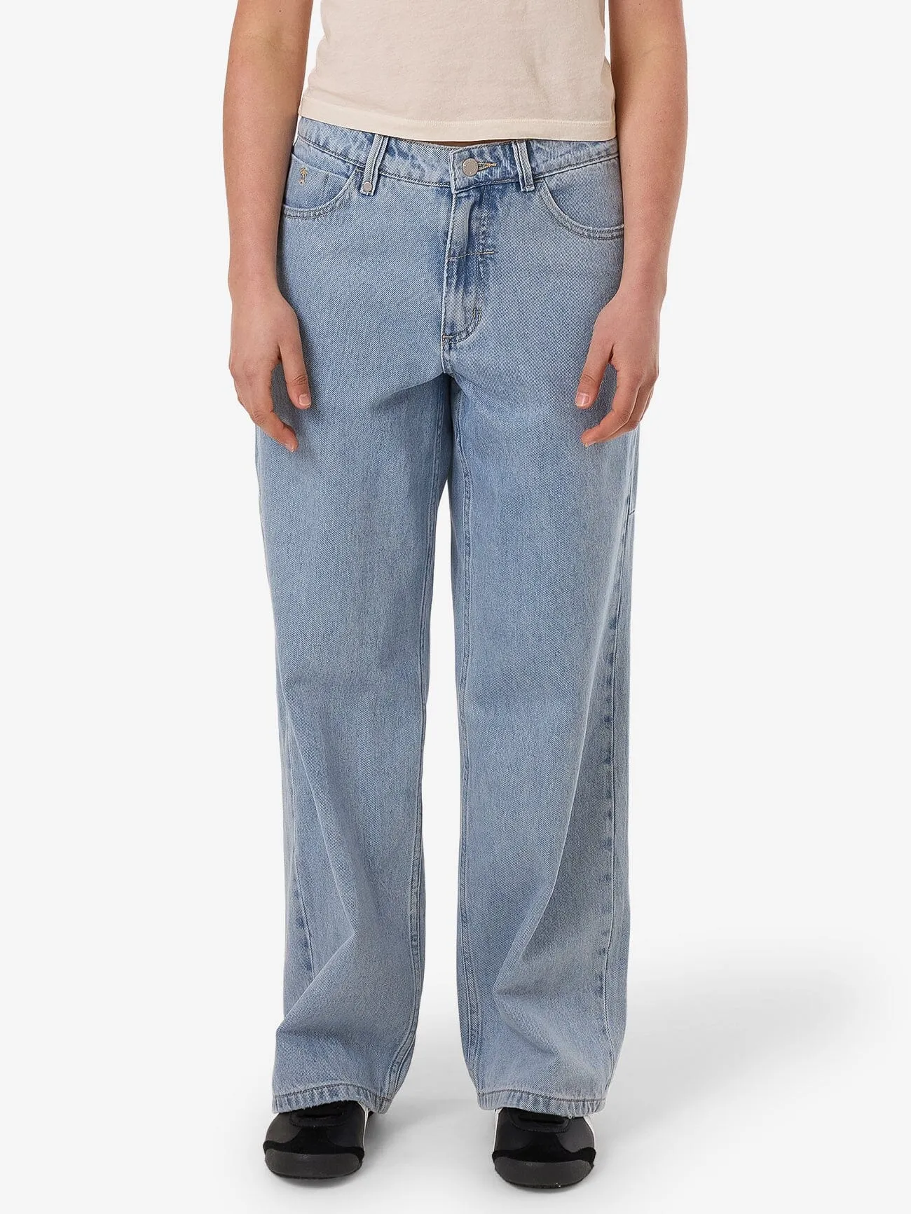 Billie Low Rise Baggy Jean - Ageless Blue