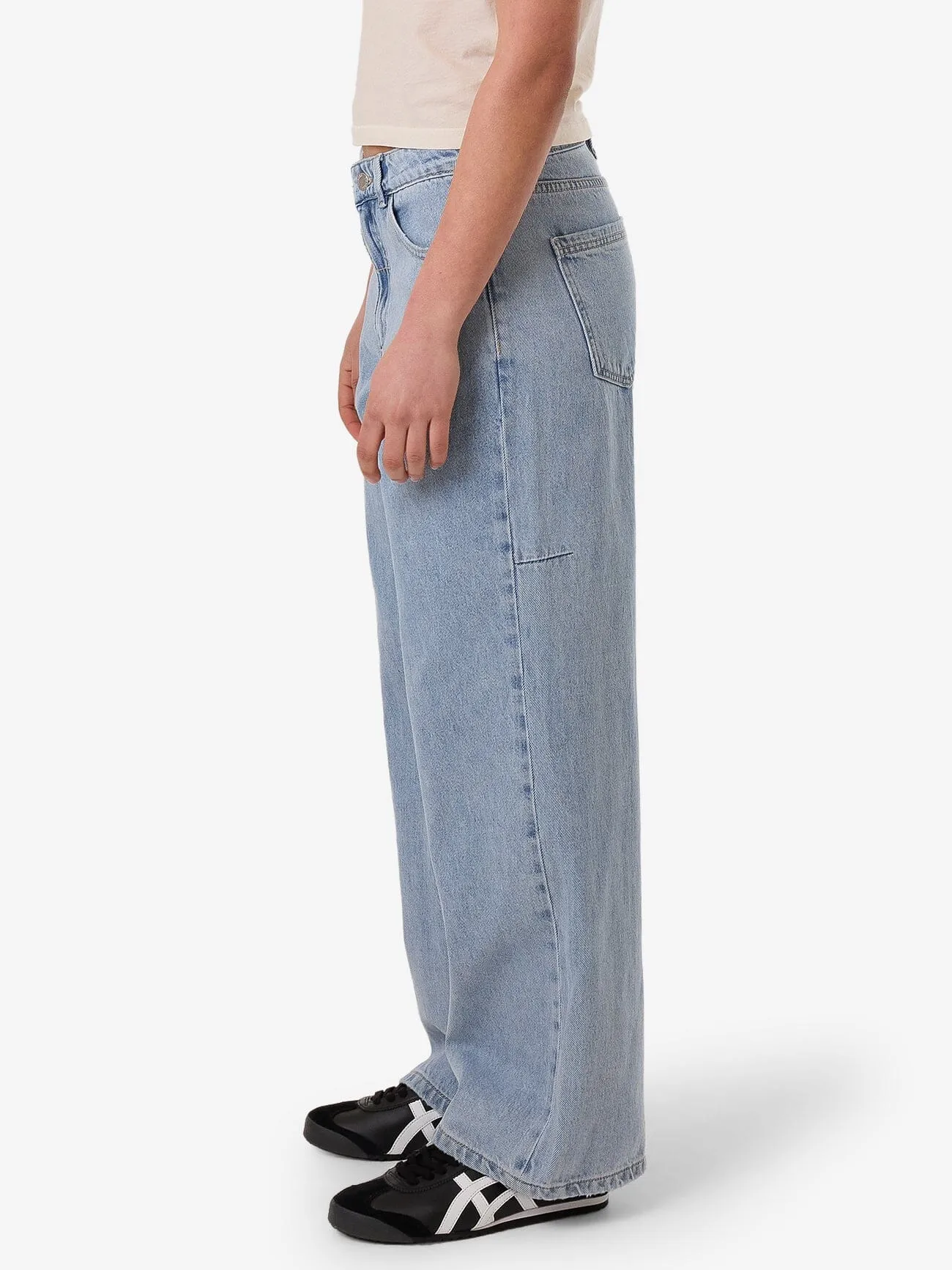 Billie Low Rise Baggy Jean - Ageless Blue