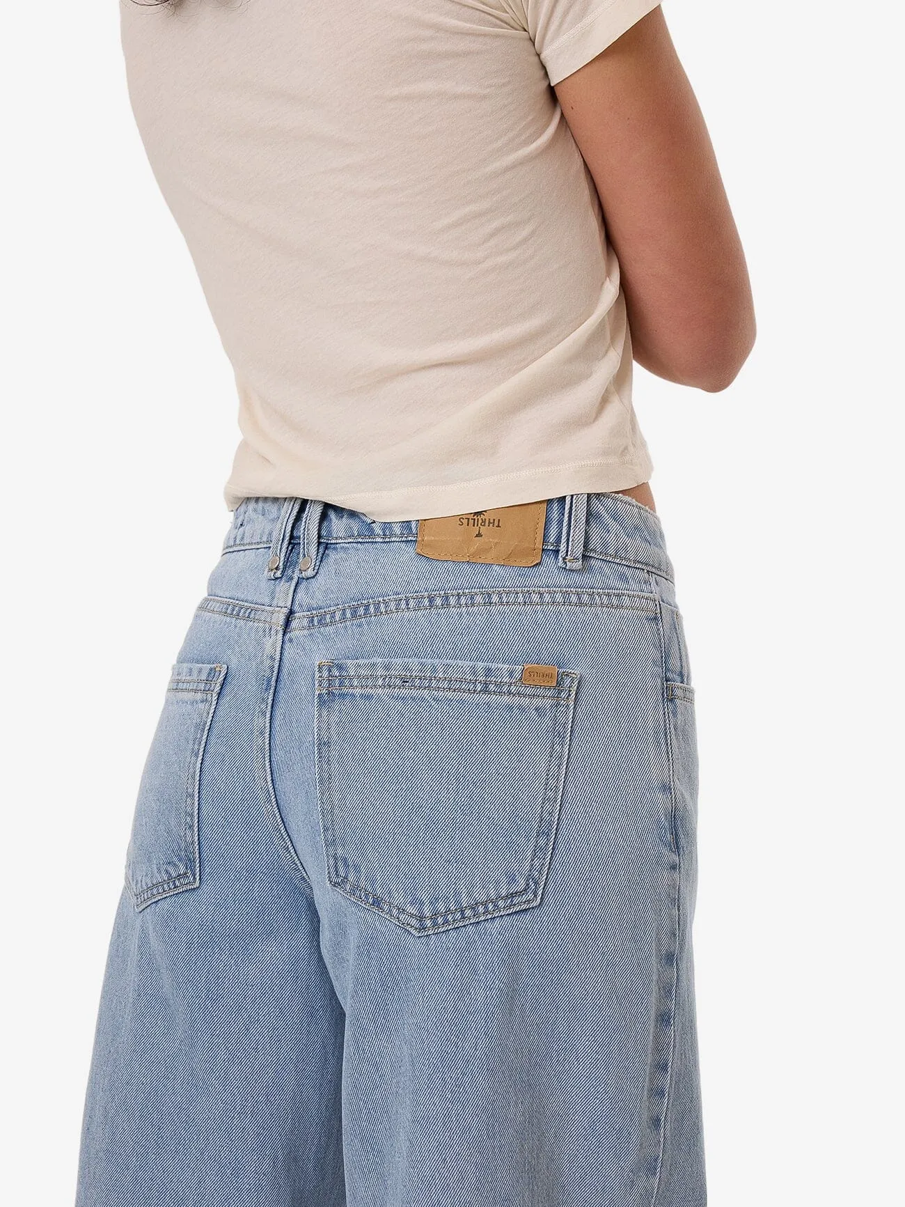 Billie Low Rise Baggy Jean - Ageless Blue