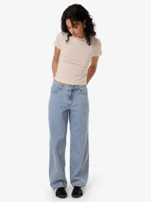 Billie Low Rise Baggy Jean - Ageless Blue