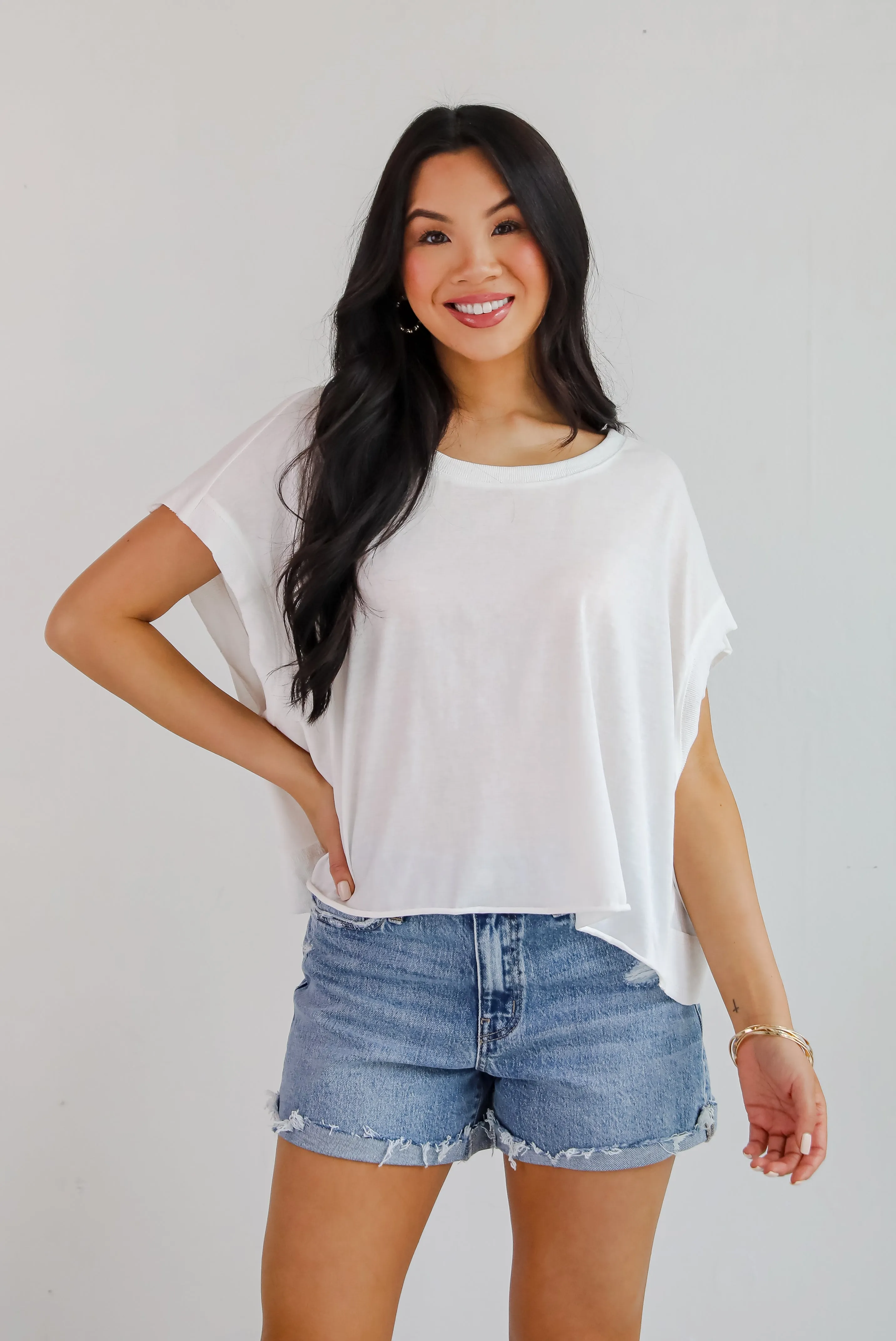 Brynn Open Back Tee
