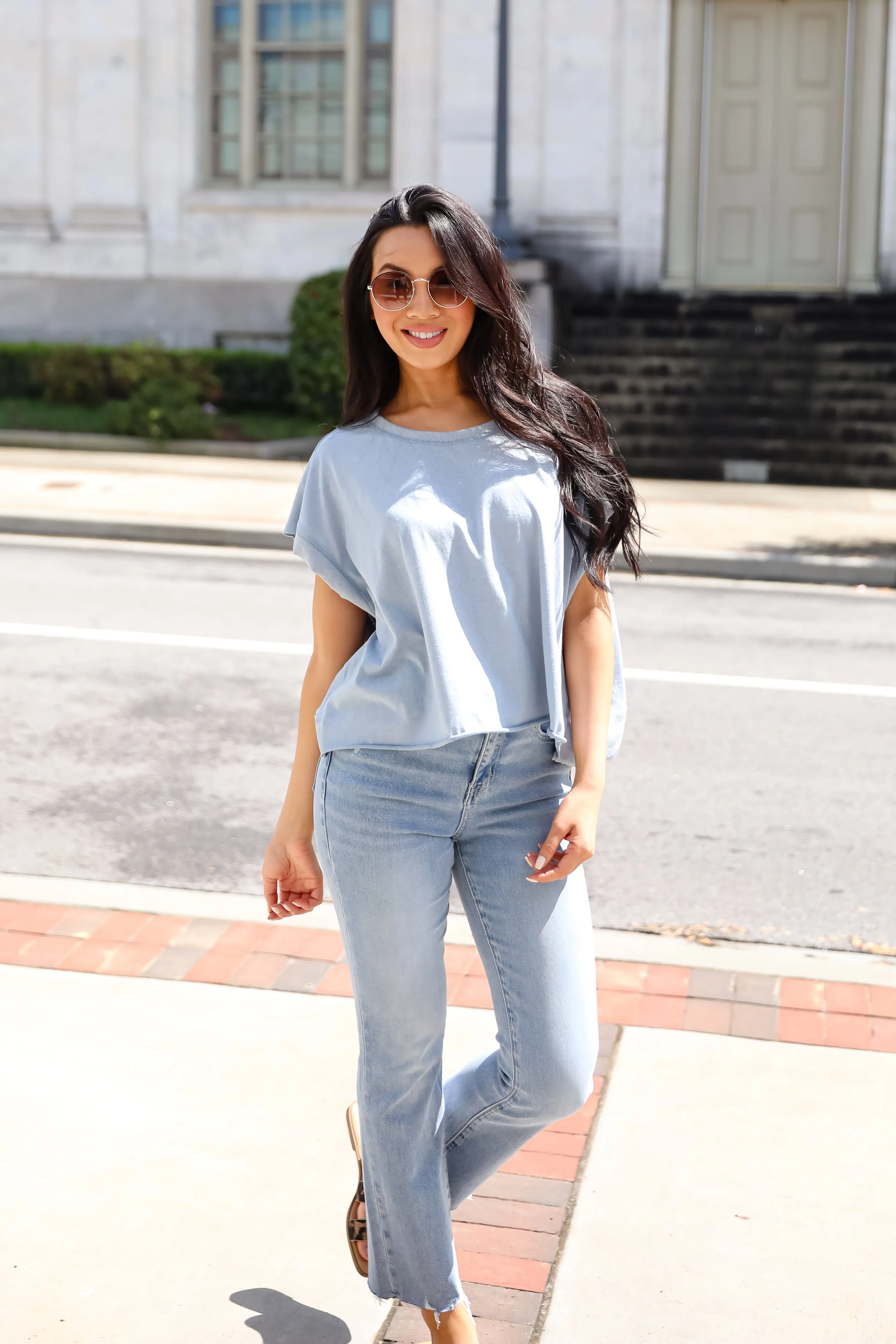 Brynn Open Back Tee