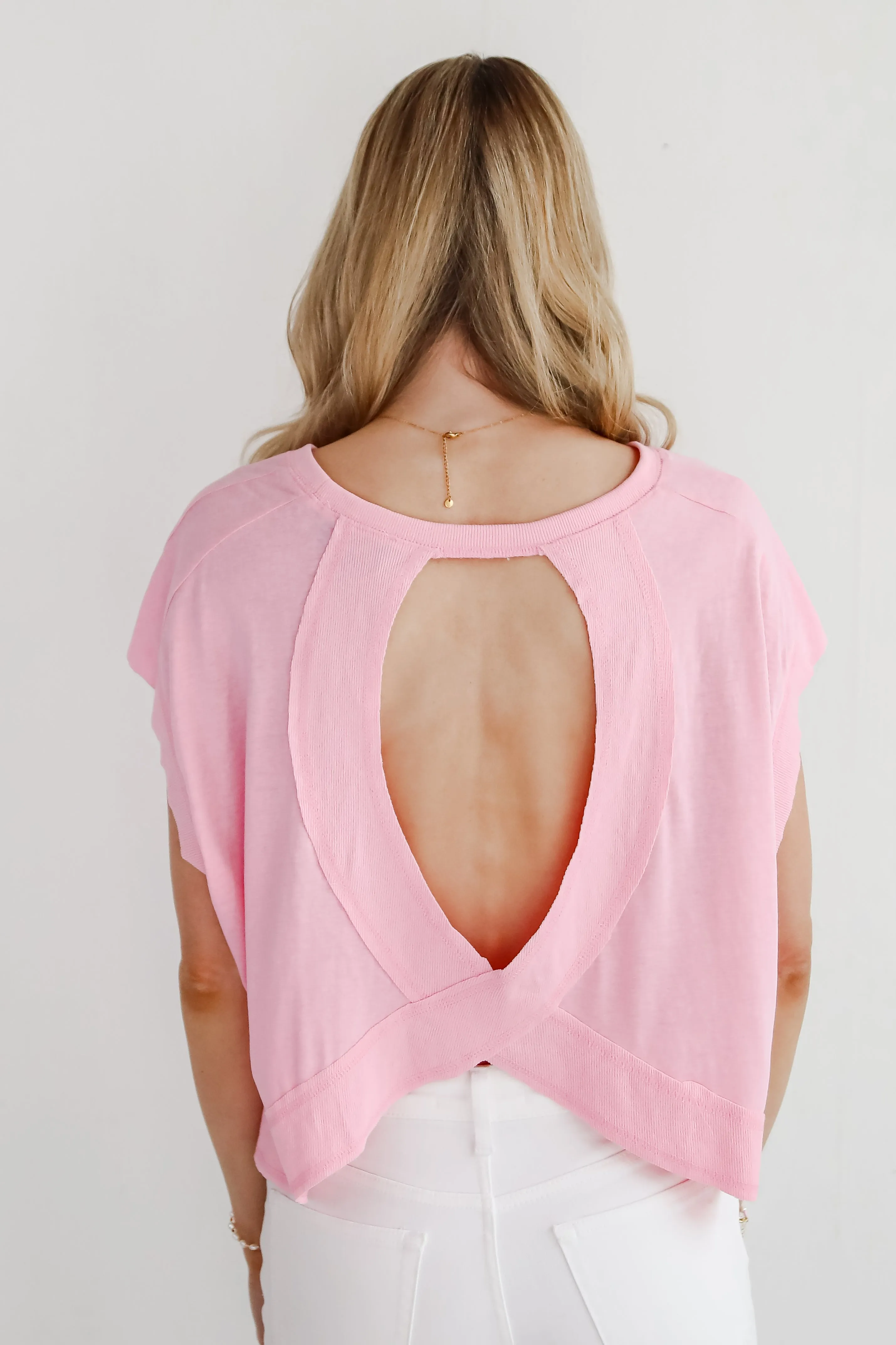 Brynn Open Back Tee