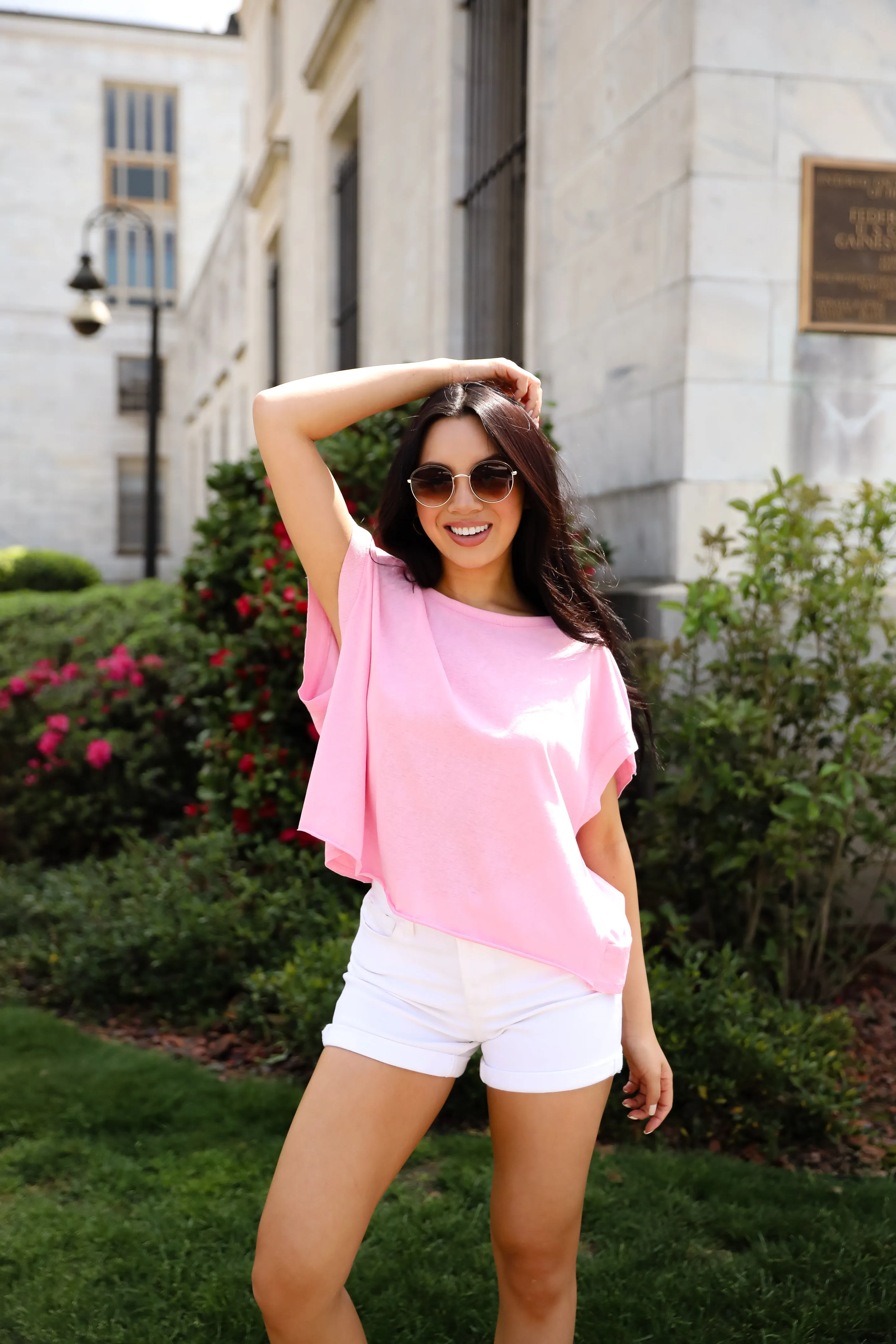 Brynn Open Back Tee