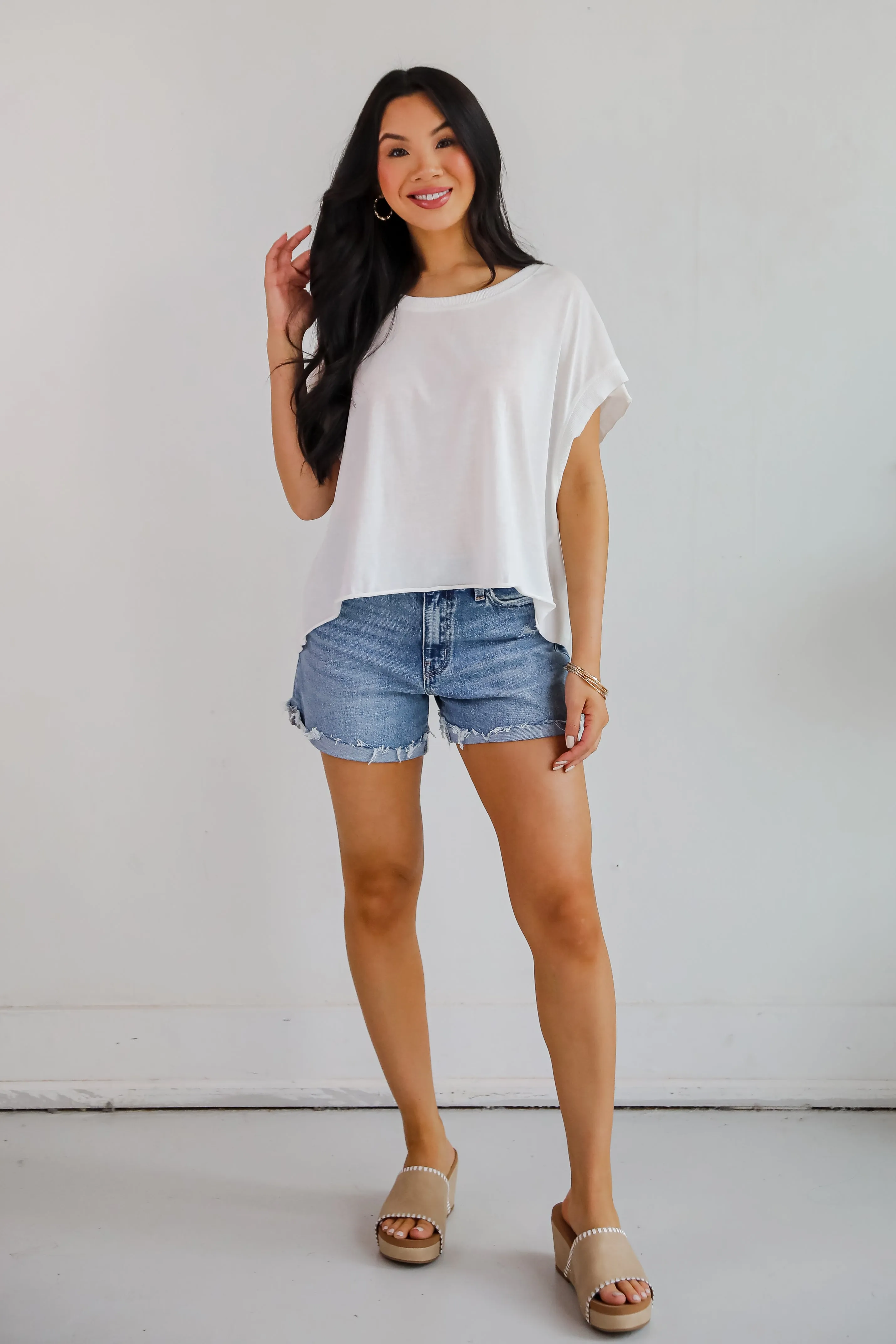Brynn Open Back Tee