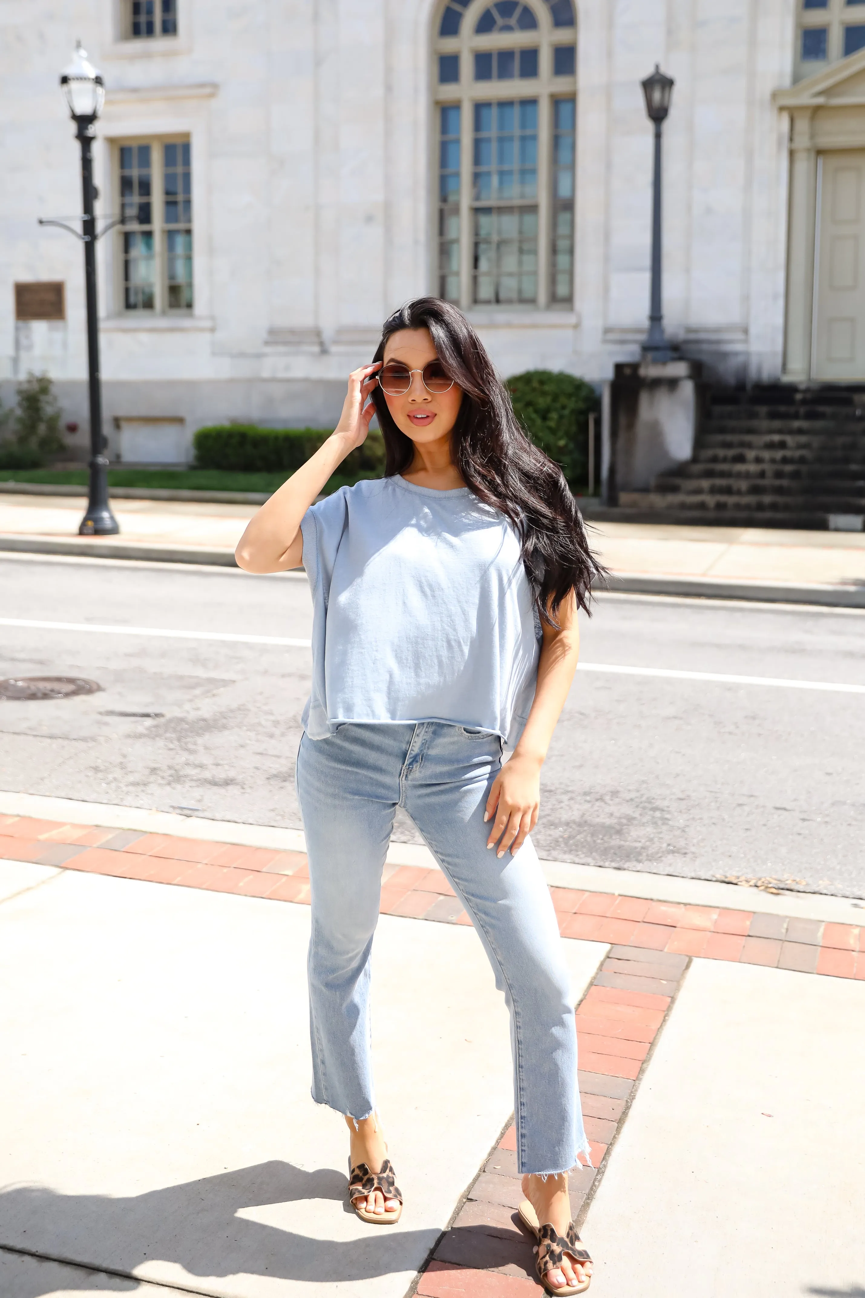 Brynn Open Back Tee