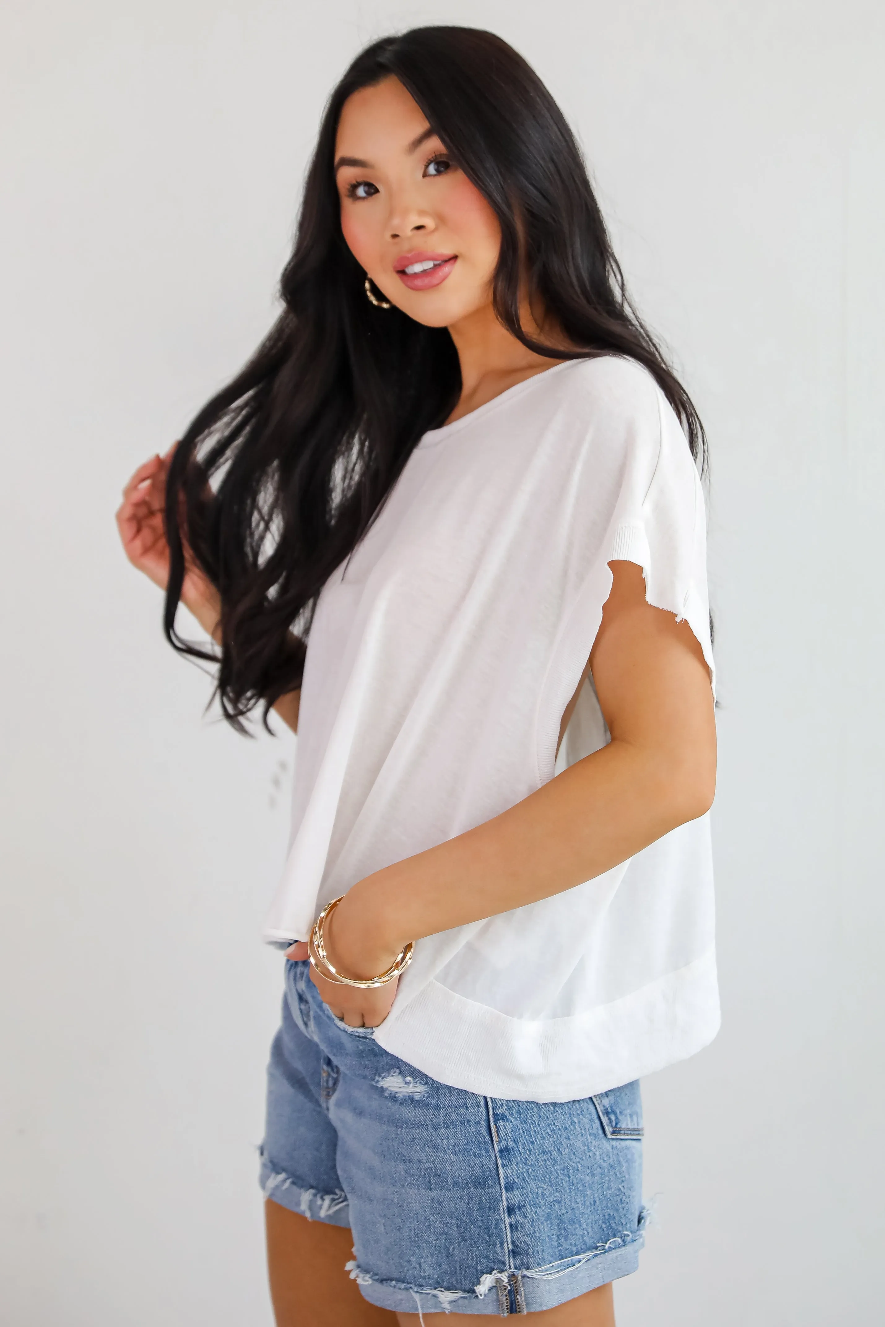 Brynn Open Back Tee