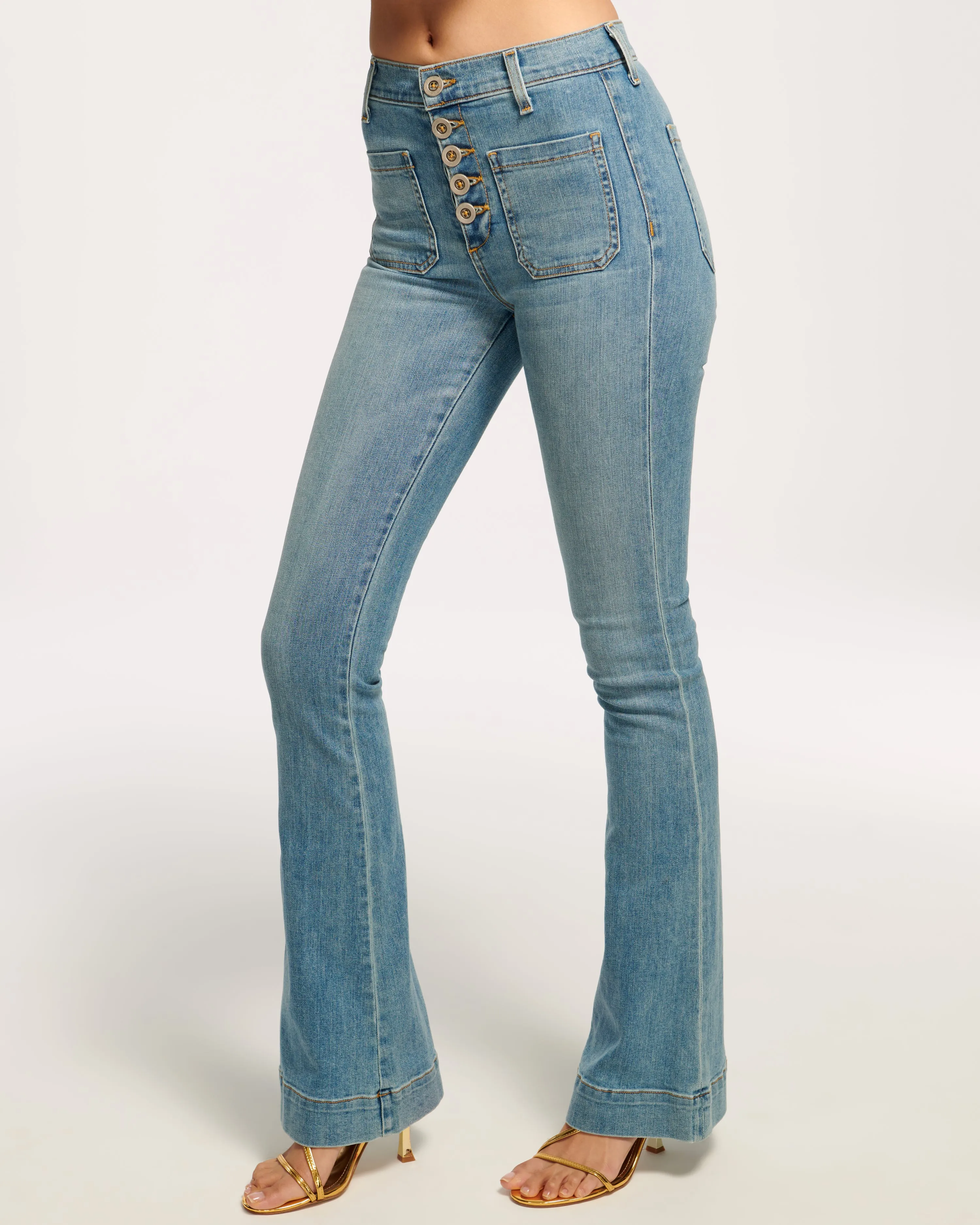 Cindy High-Rise Wide Leg Flare Jean