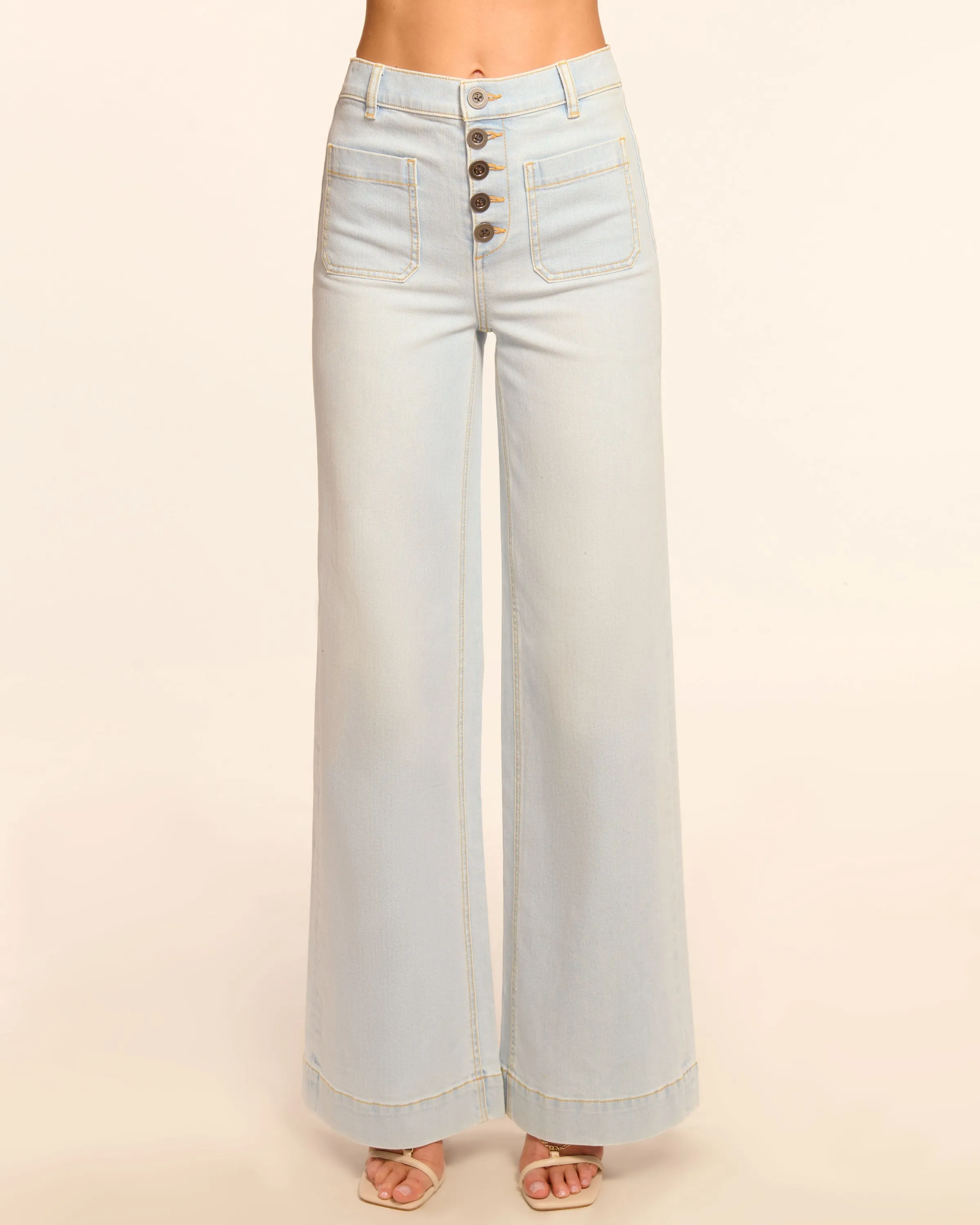 Cindy High-Rise Wide Leg Flare Jean