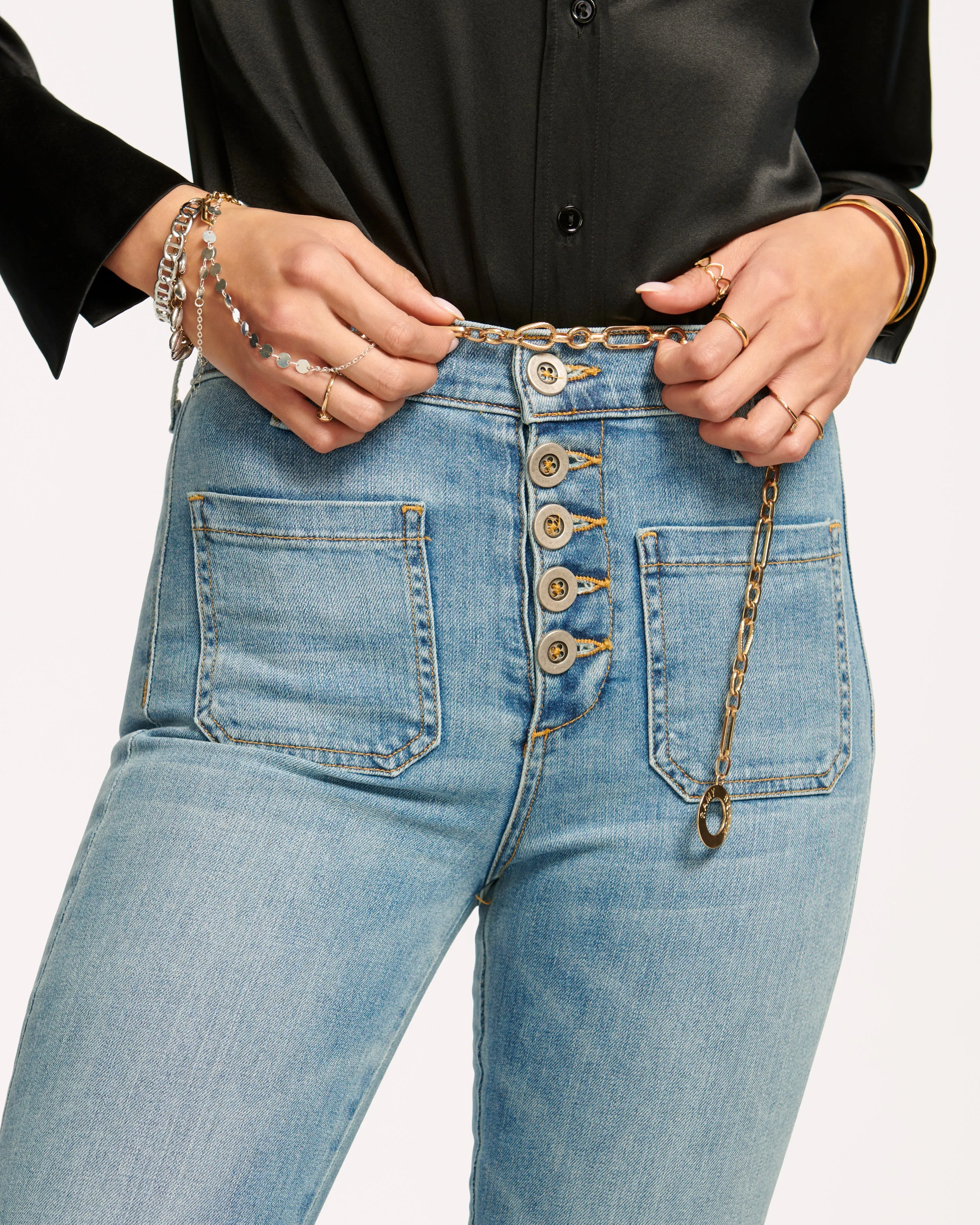 Cindy High-Rise Wide Leg Flare Jean