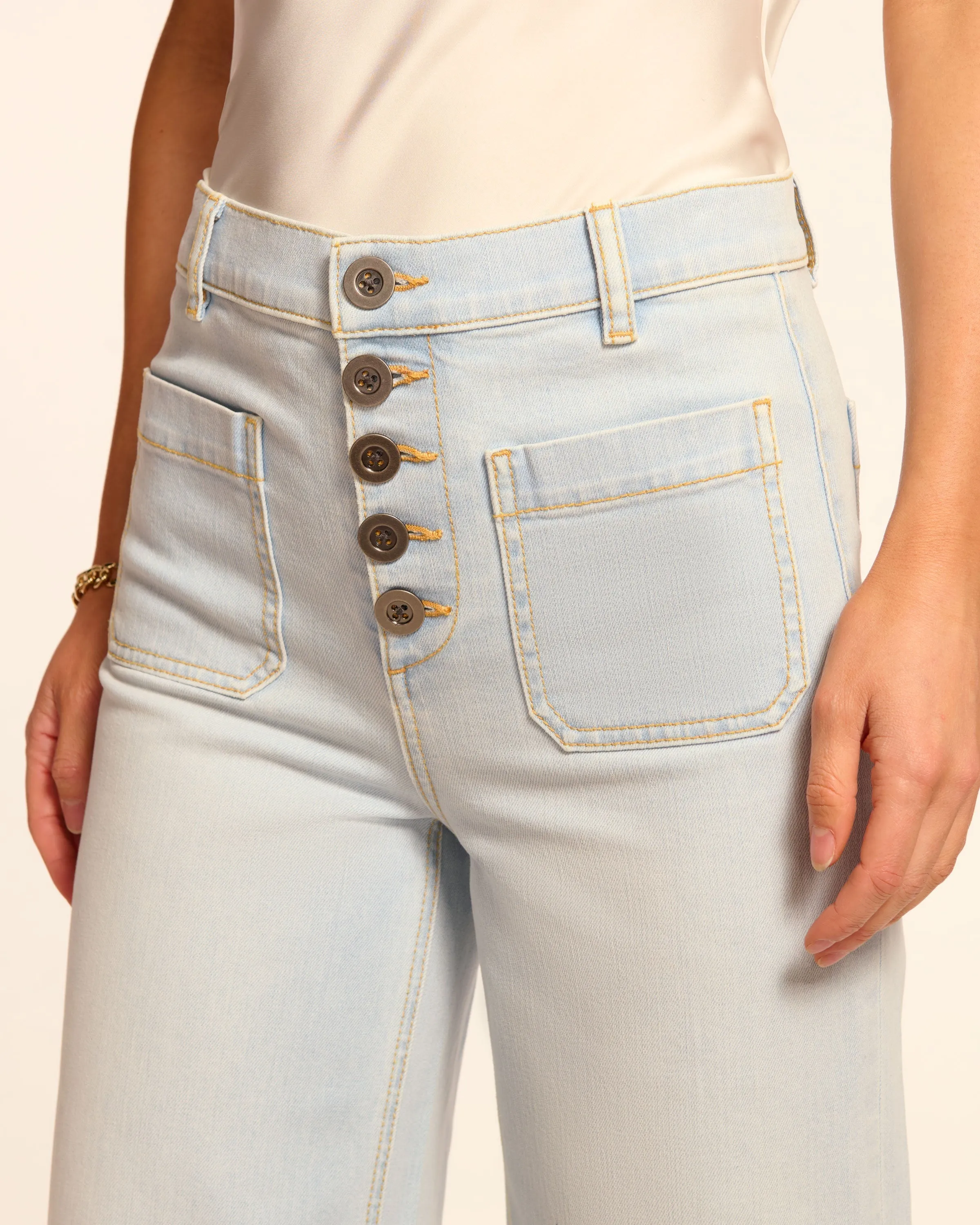 Cindy High-Rise Wide Leg Flare Jean