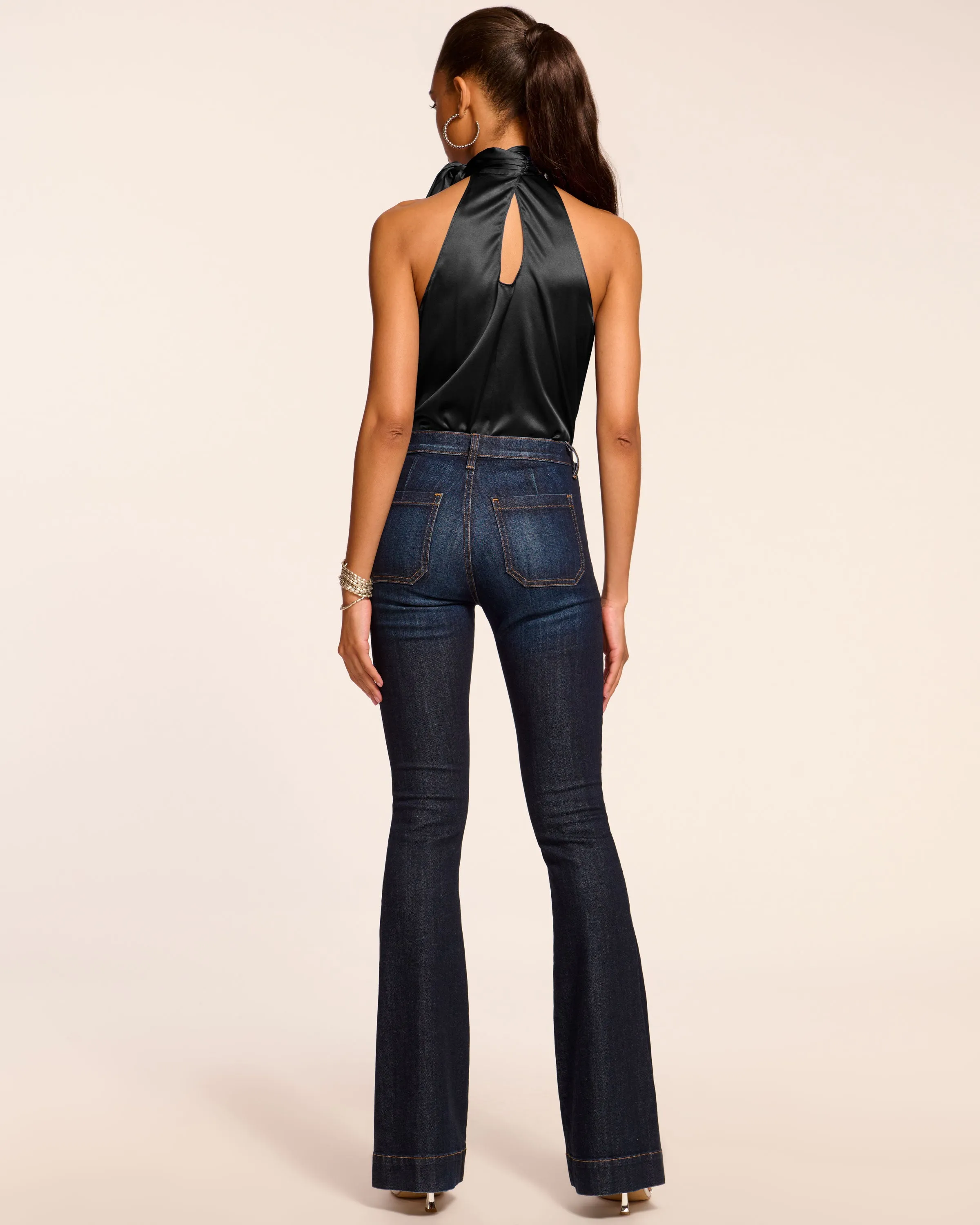 Cindy High-Rise Wide Leg Flare Jean