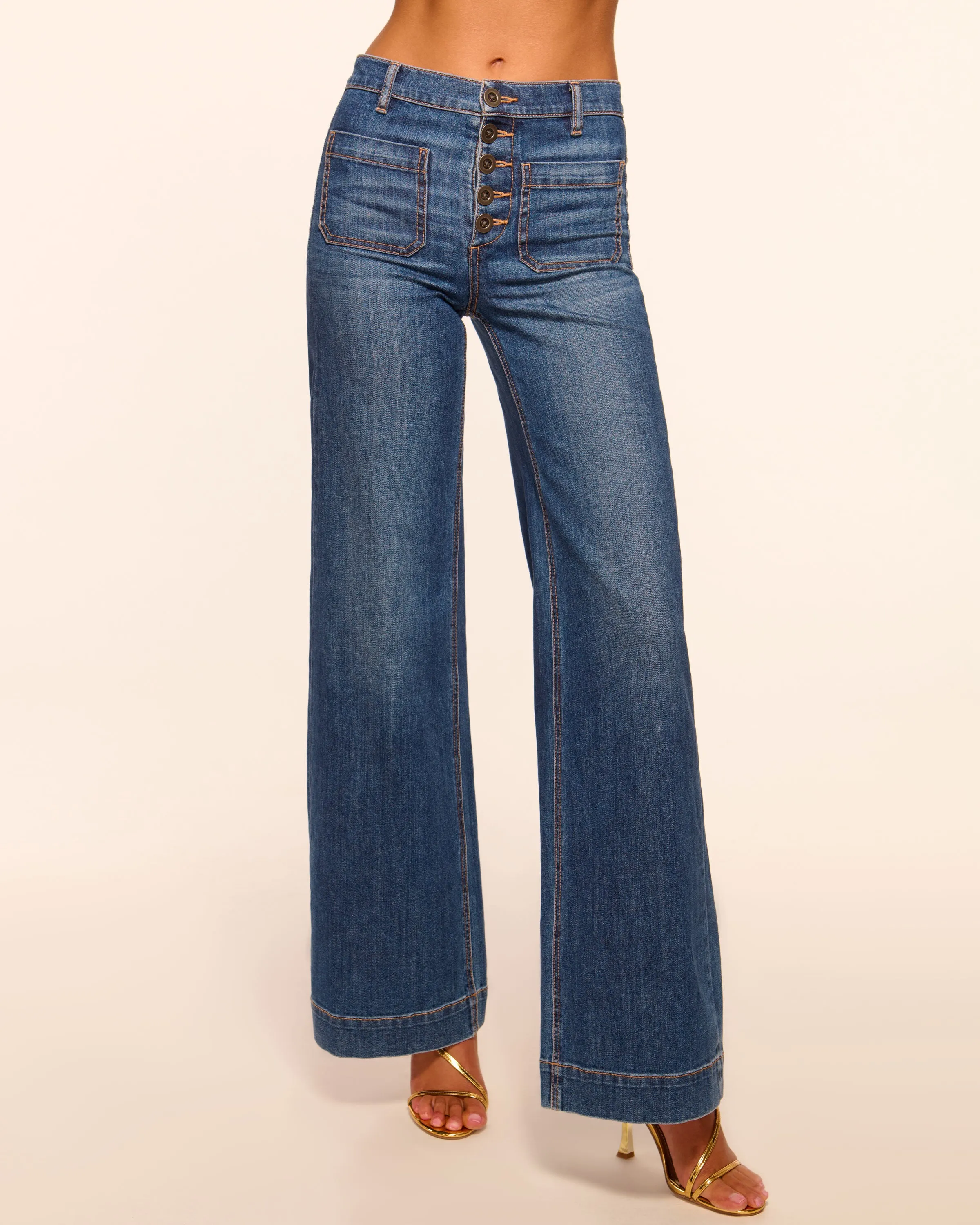 Cindy High-Rise Wide Leg Flare Jean