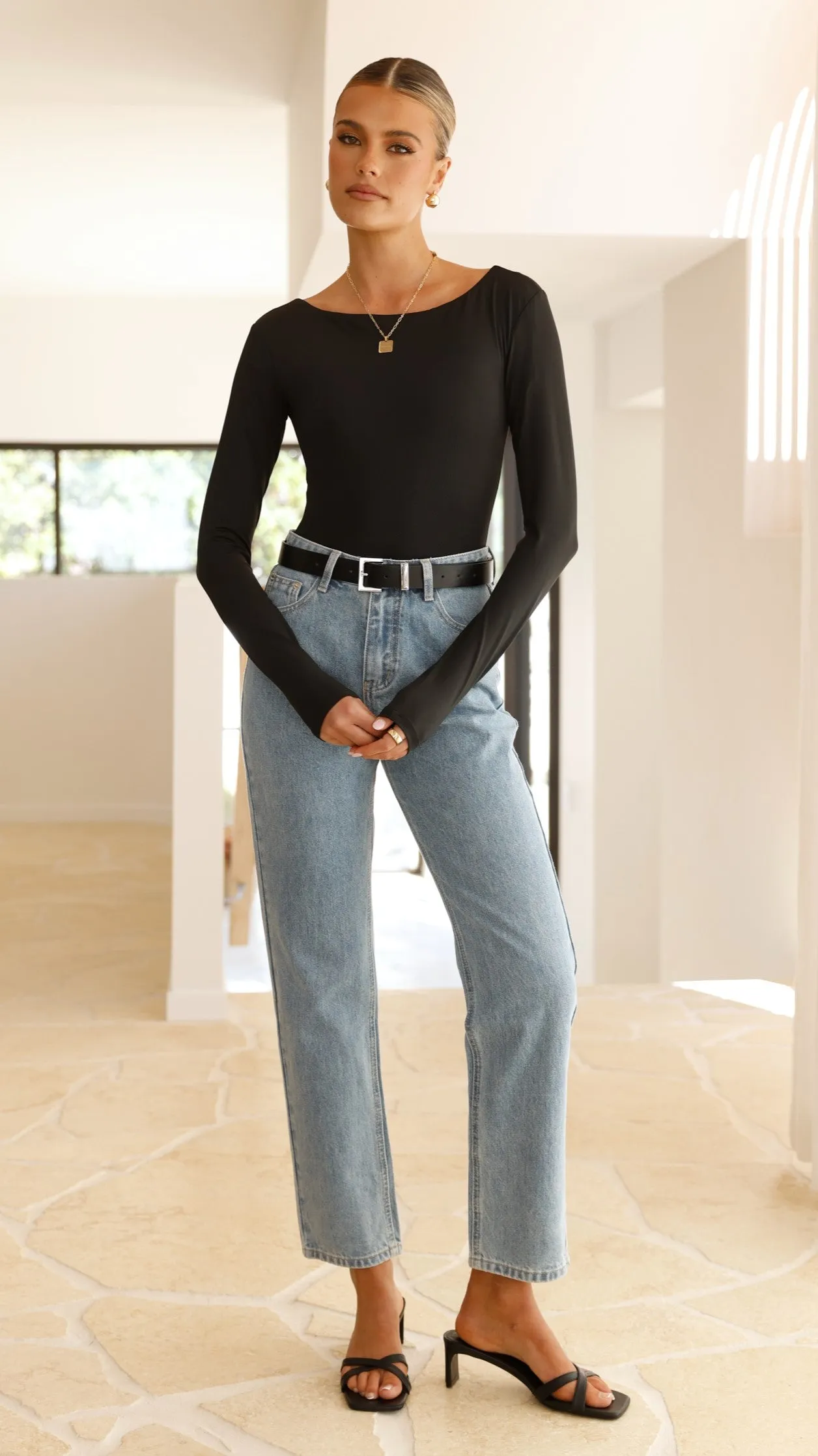 Cora Jeans - Mid Blue Denim