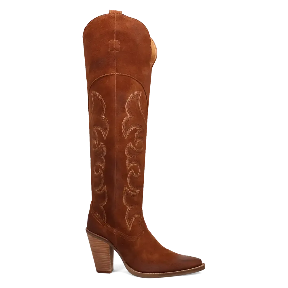 Dingo Primadonna - Women's Suede Leather Cowgirl Boots