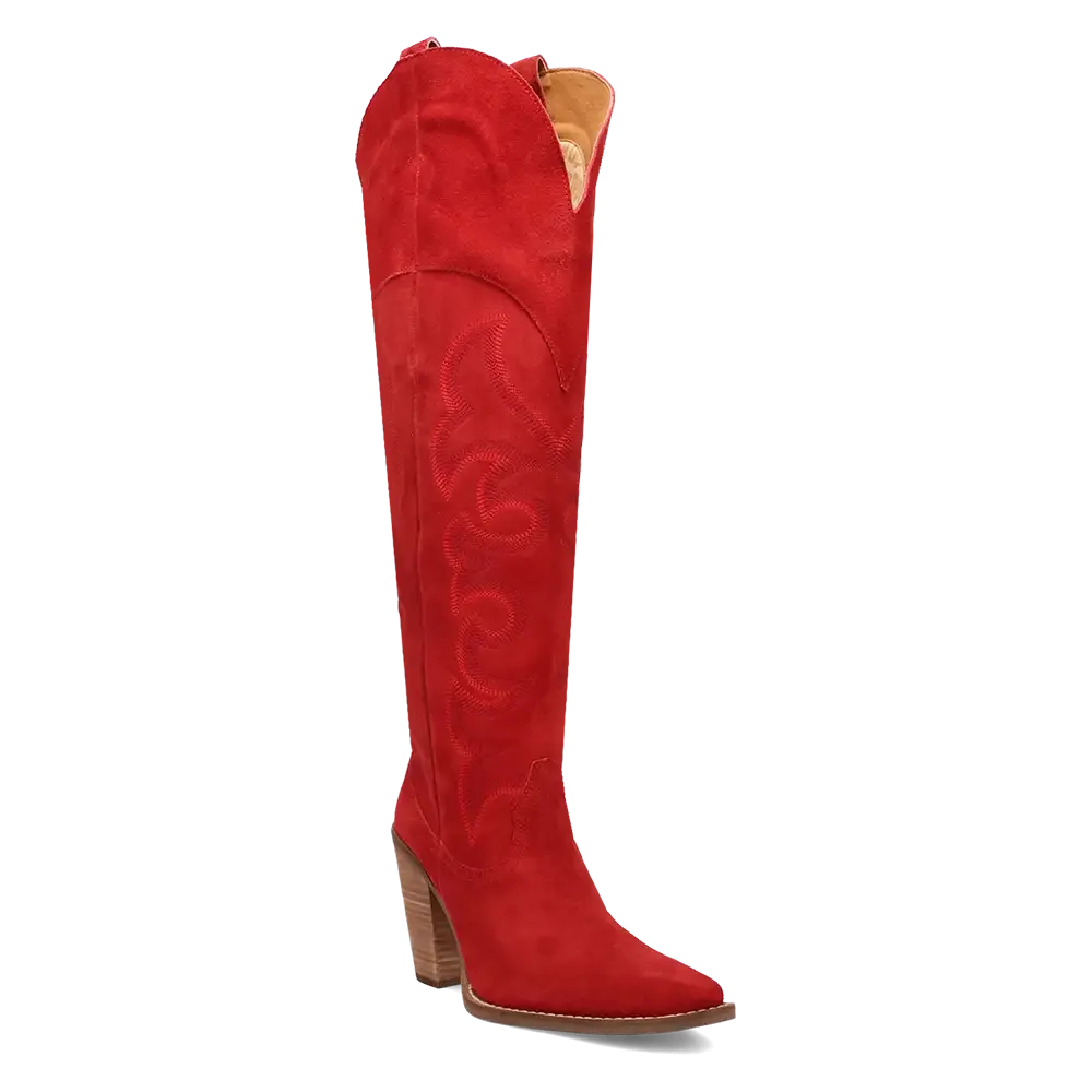 Dingo Primadonna - Women's Suede Leather Cowgirl Boots