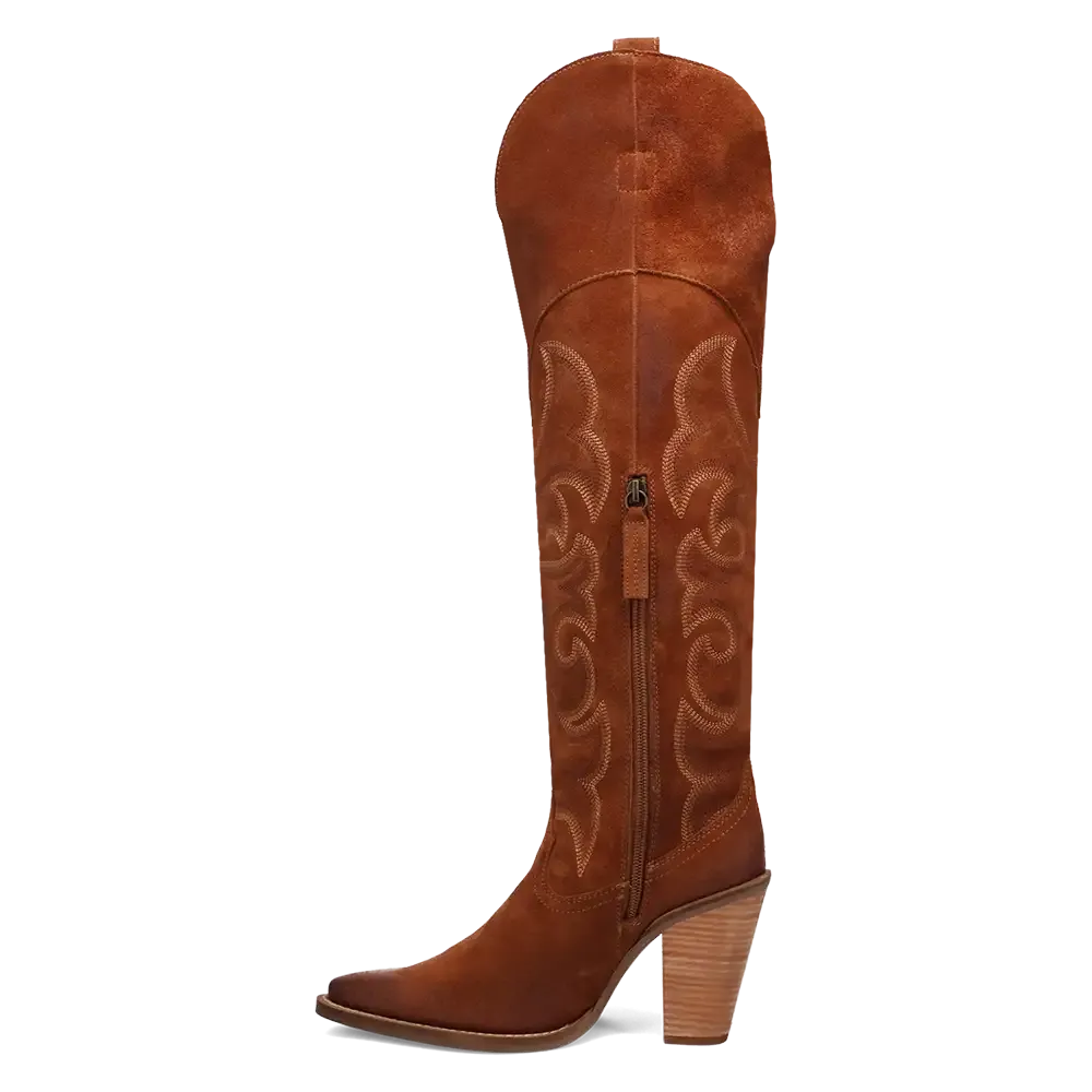 Dingo Primadonna - Women's Suede Leather Cowgirl Boots