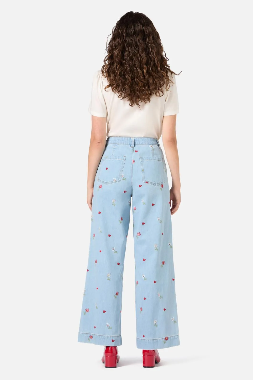 Ditsy Embroidered Jean