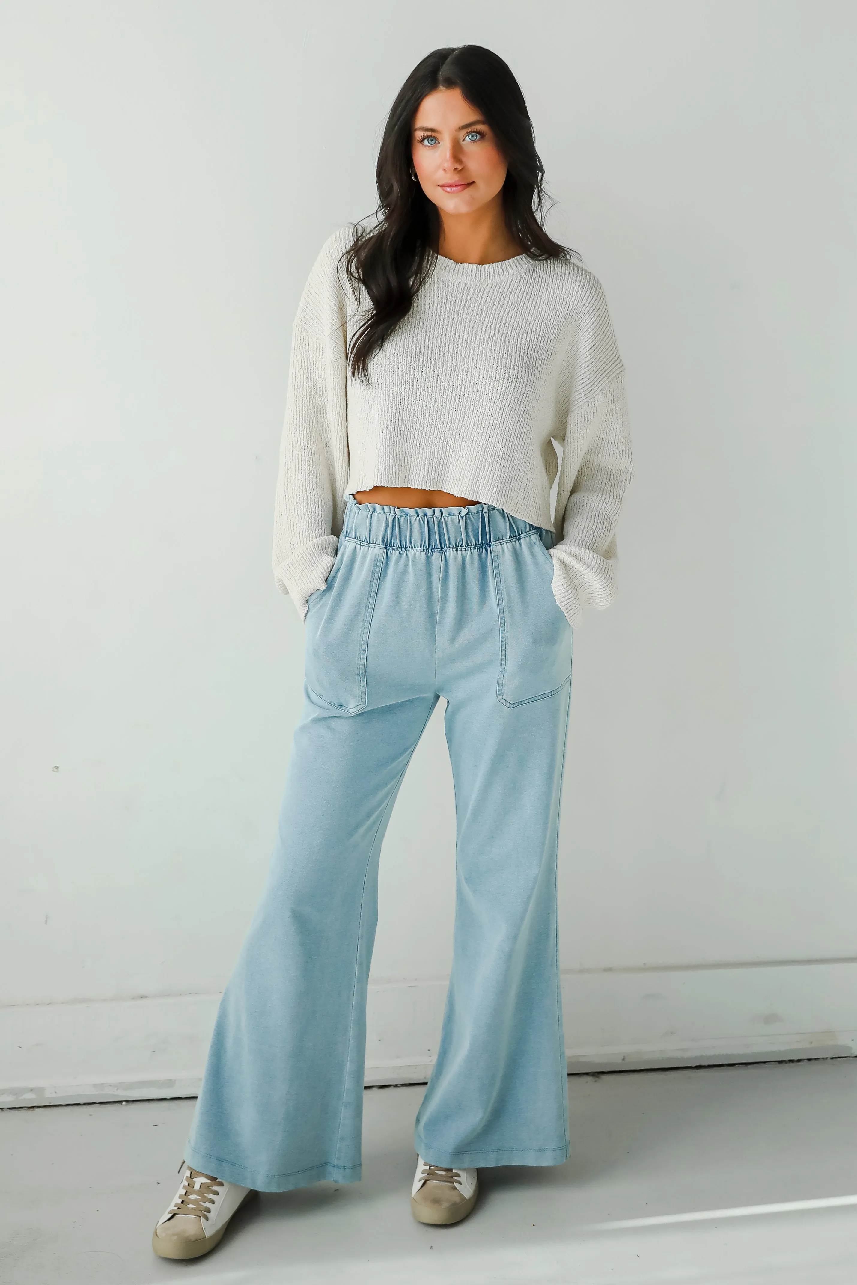 FINAL SALE - Best Essence Ivory Cropped Sweater