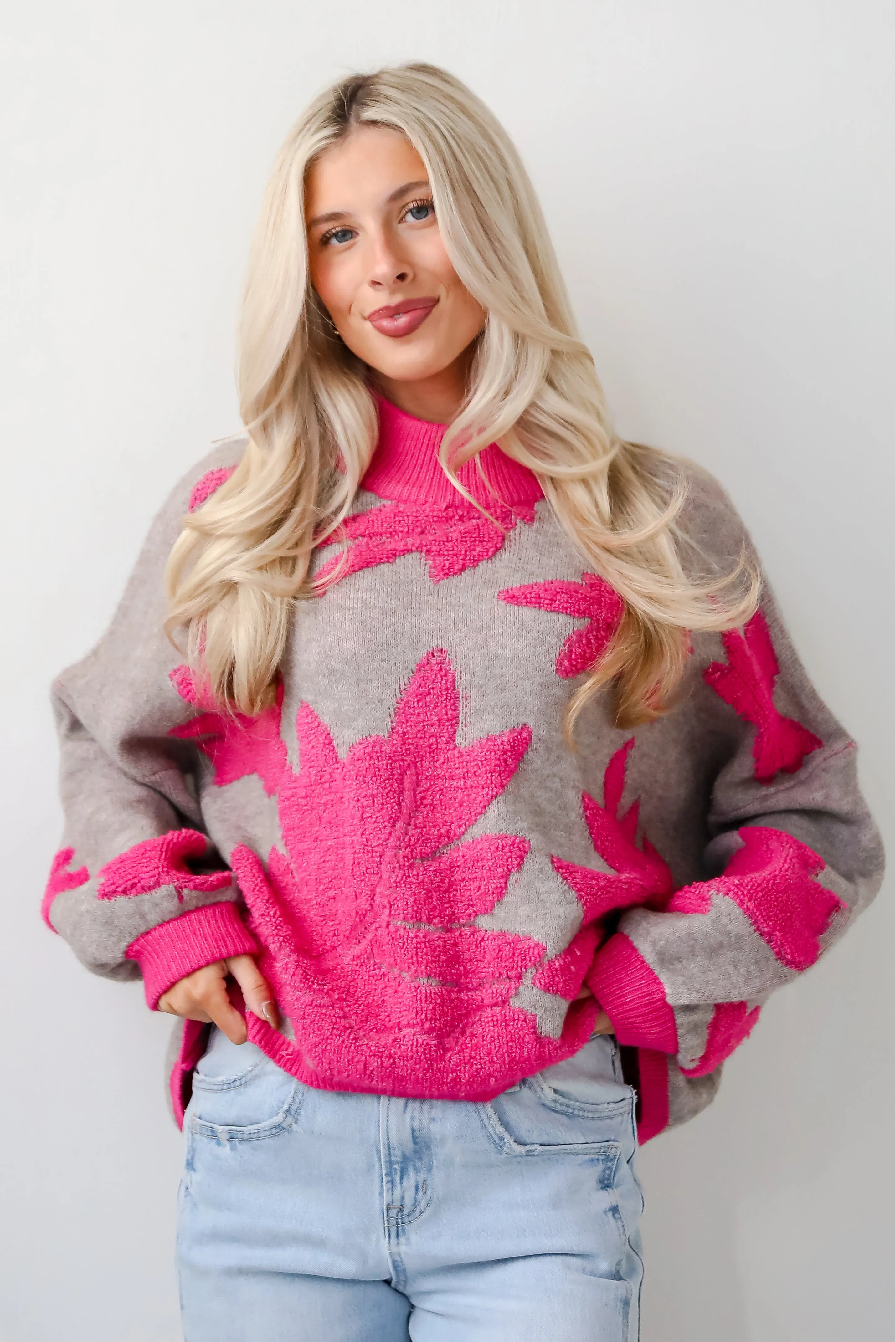 FINAL SALE - Brilliant Always Grey Oversized Sweater