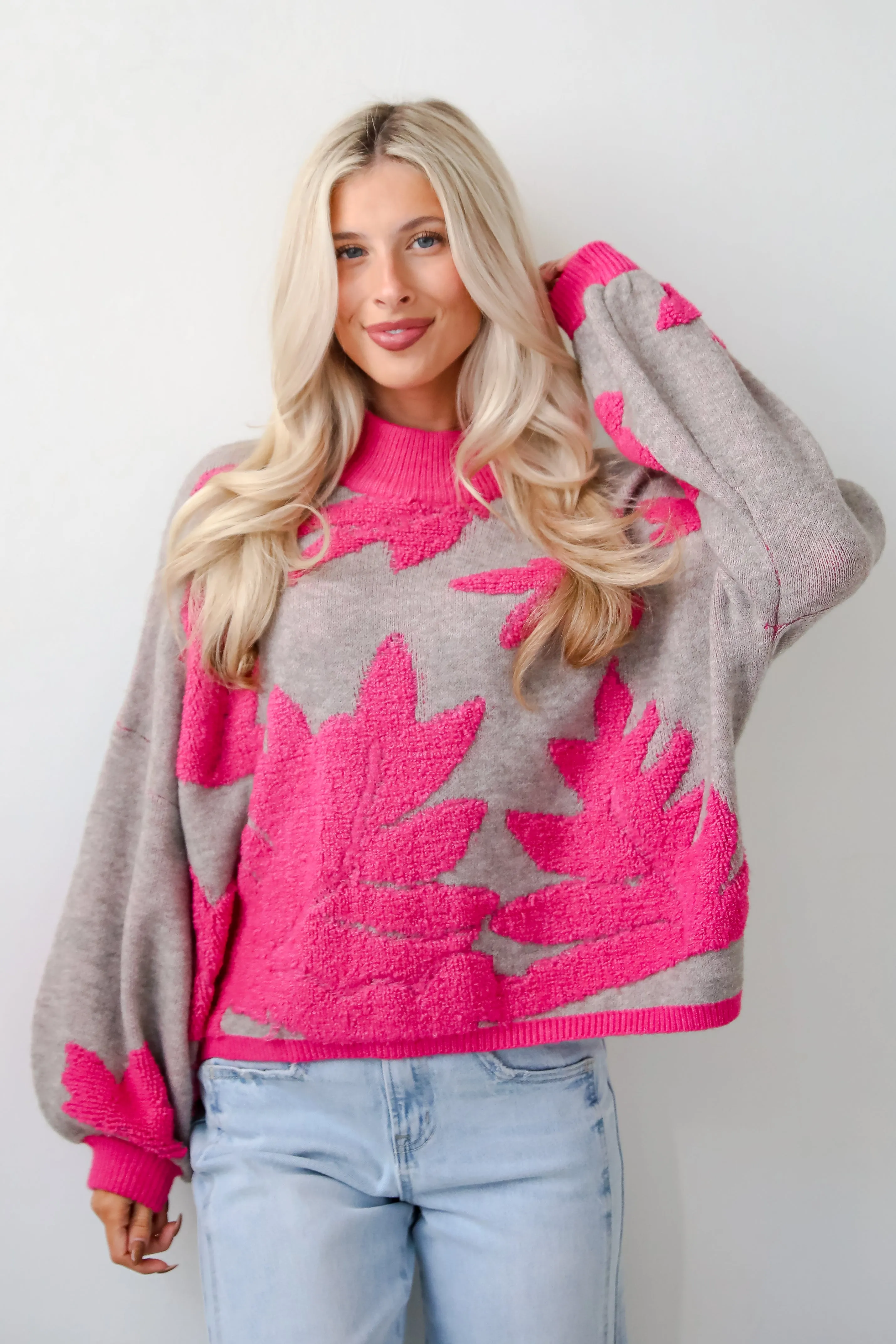 FINAL SALE - Brilliant Always Grey Oversized Sweater
