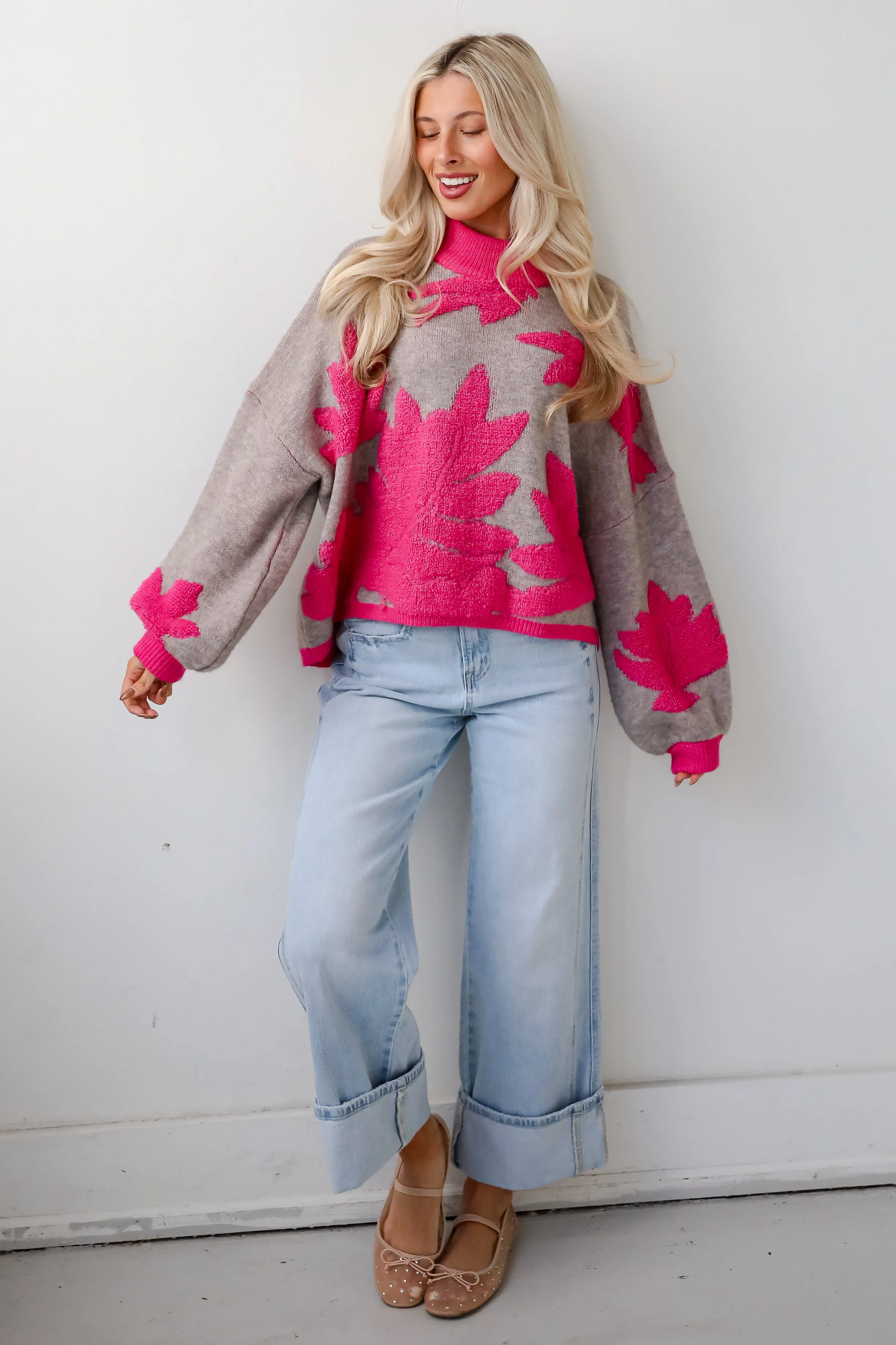 FINAL SALE - Brilliant Always Grey Oversized Sweater