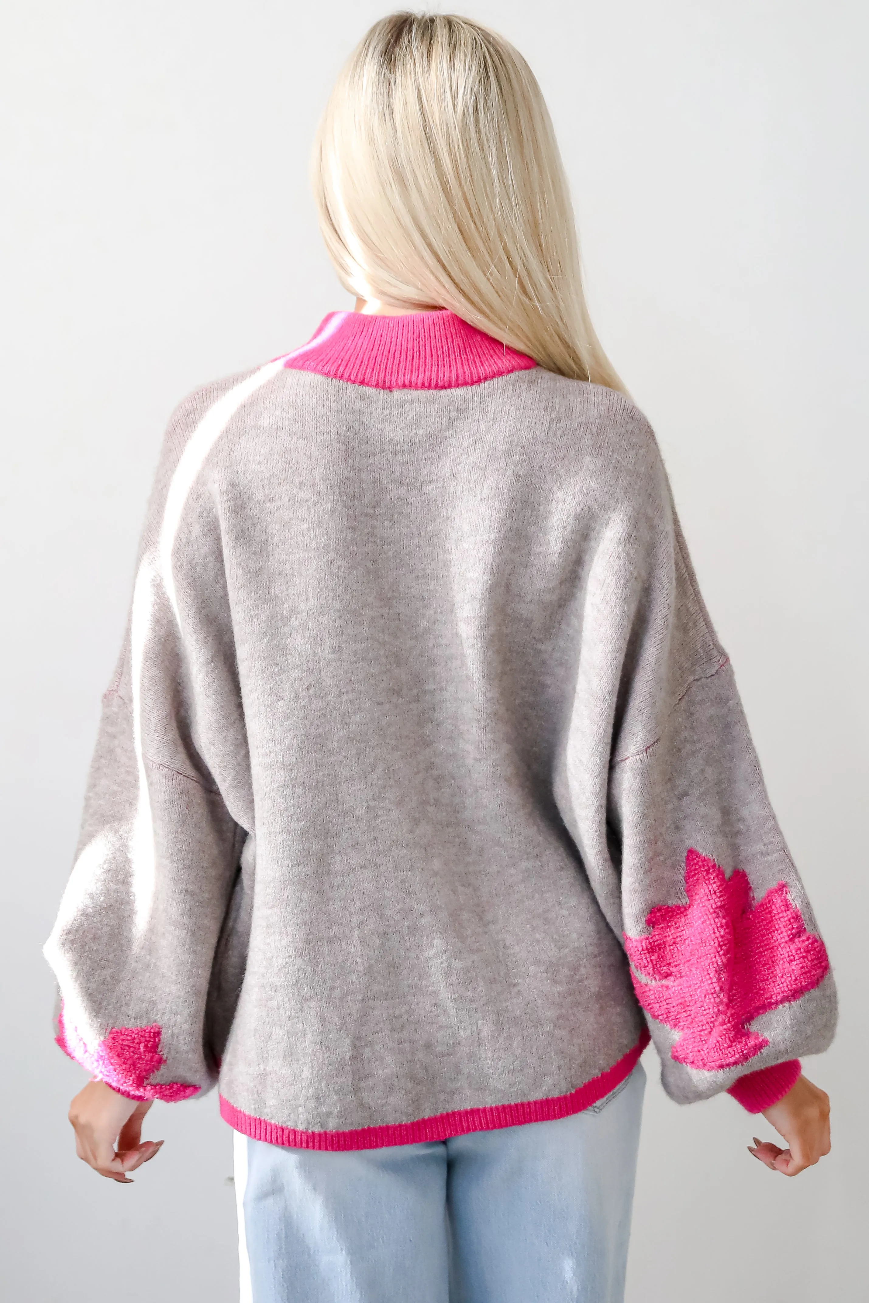 FINAL SALE - Brilliant Always Grey Oversized Sweater