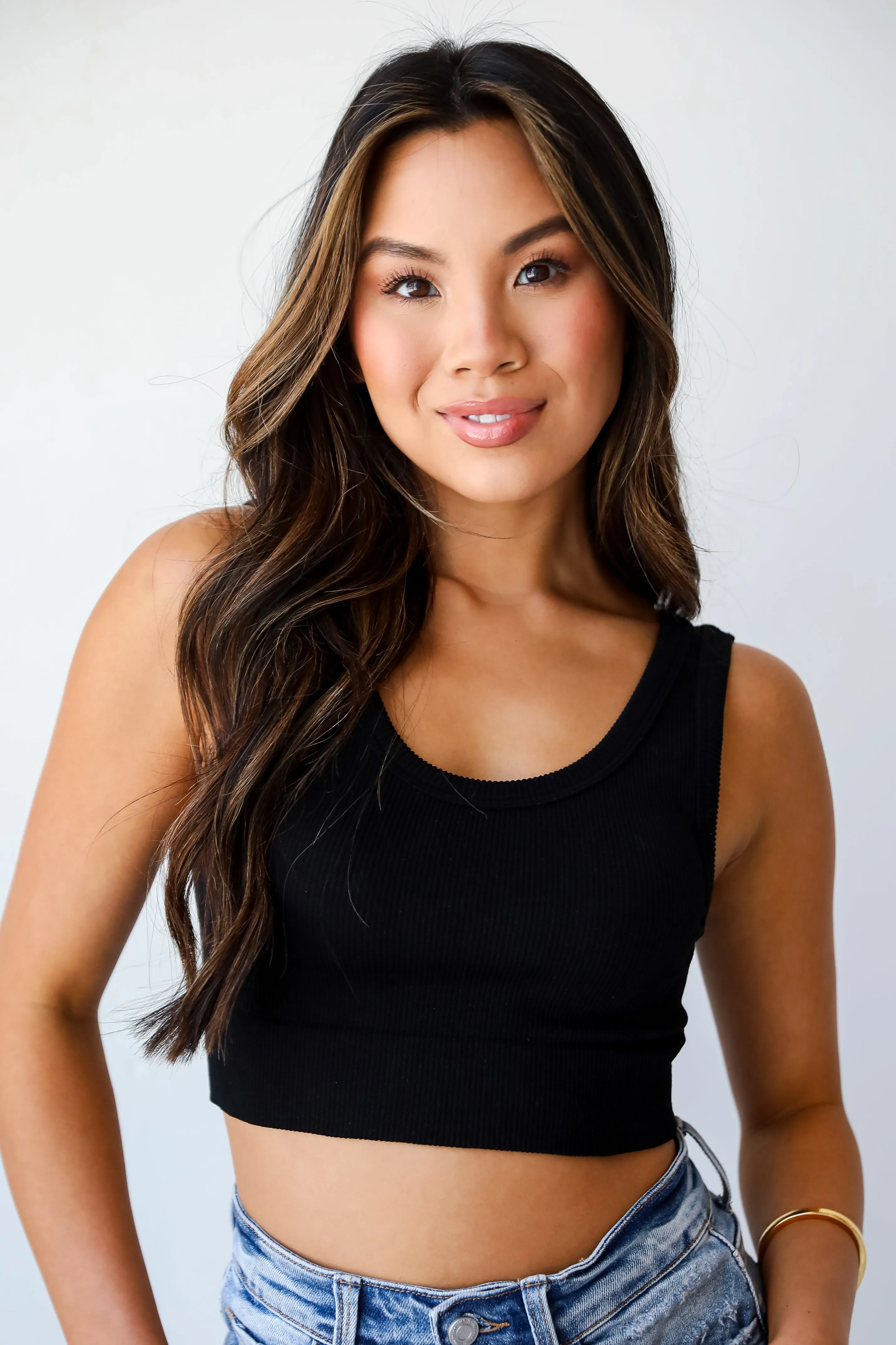 FINAL SALE - Easy On Me Seamless Cropped Tank