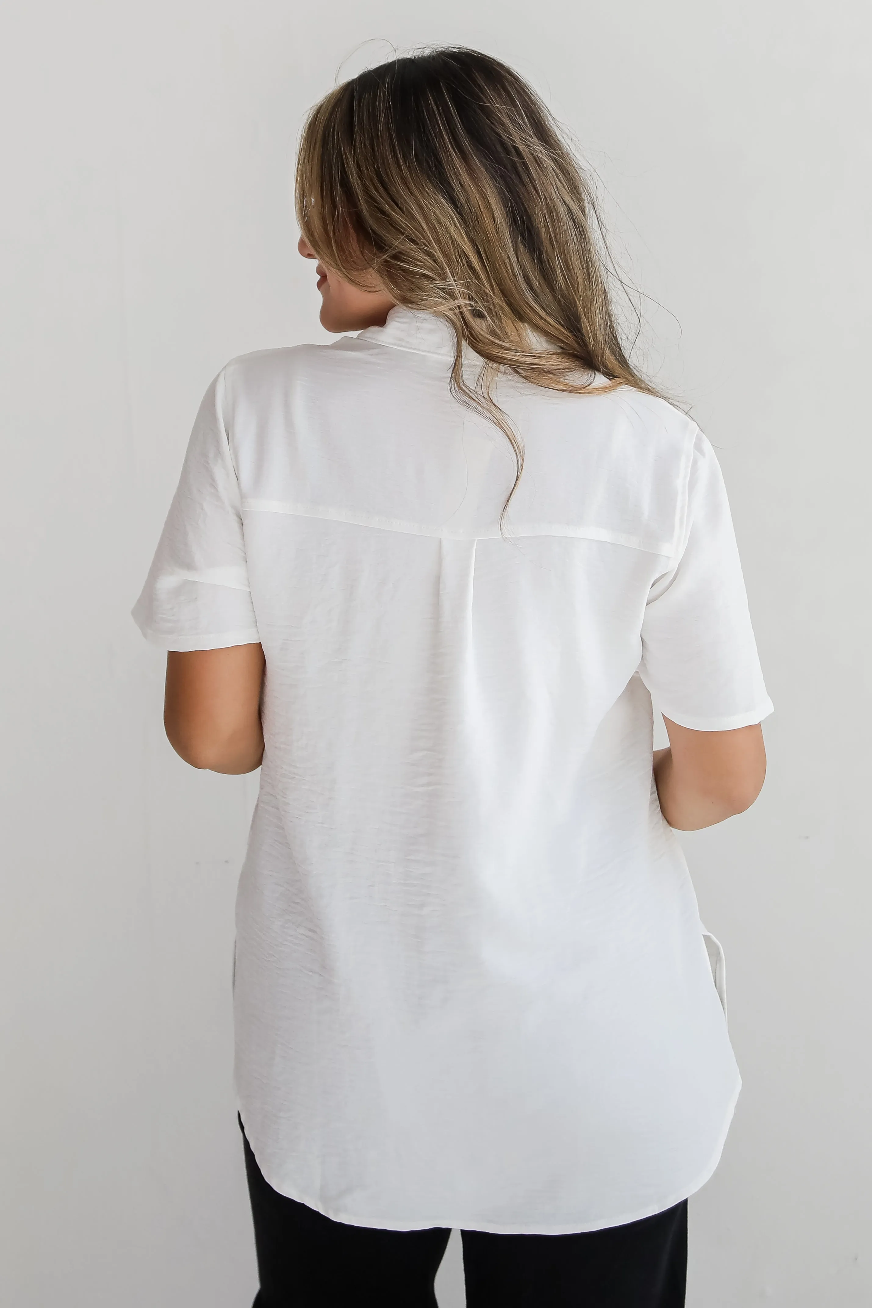 FINAL SALE - Kayla Button-Up Blouse - DU DEAL