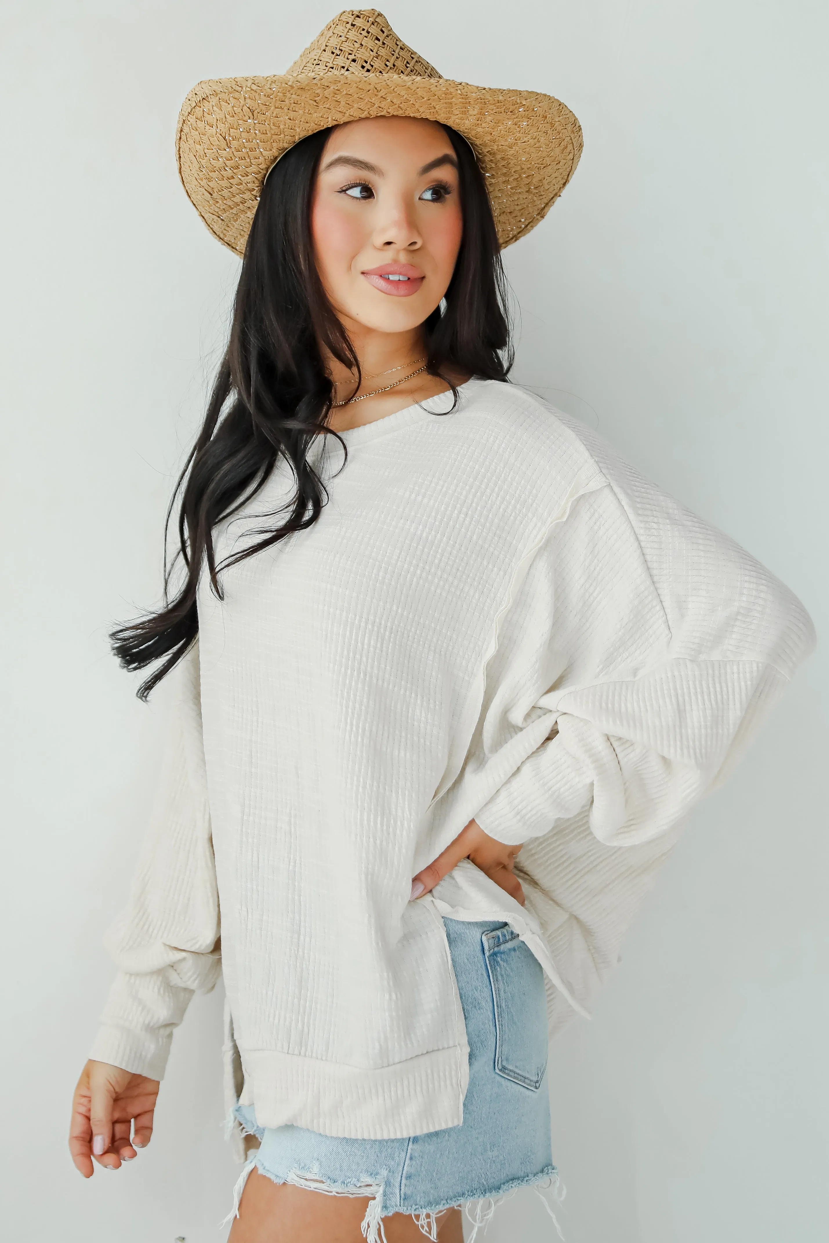 FINAL SALE - Perfectly Impressive Oversized Pullover