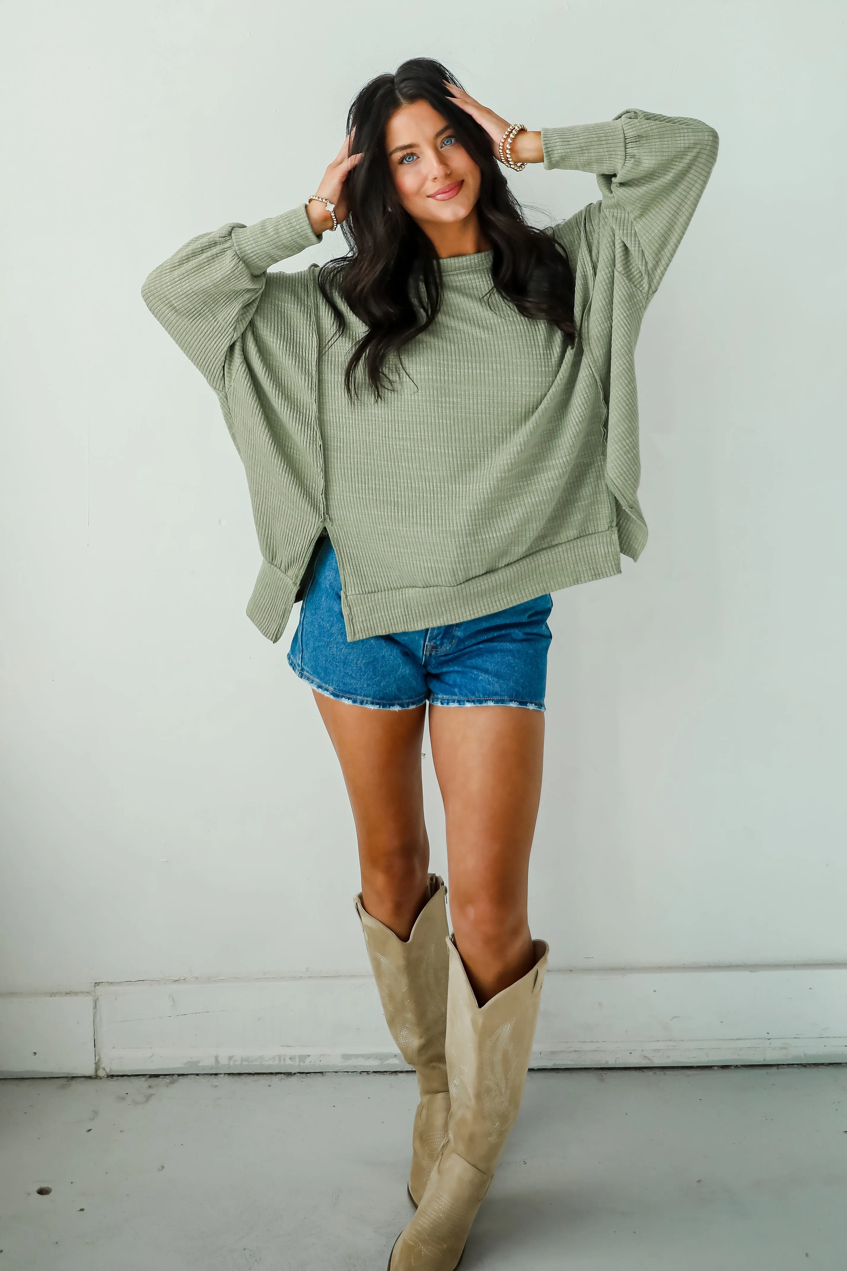 FINAL SALE - Perfectly Impressive Oversized Pullover