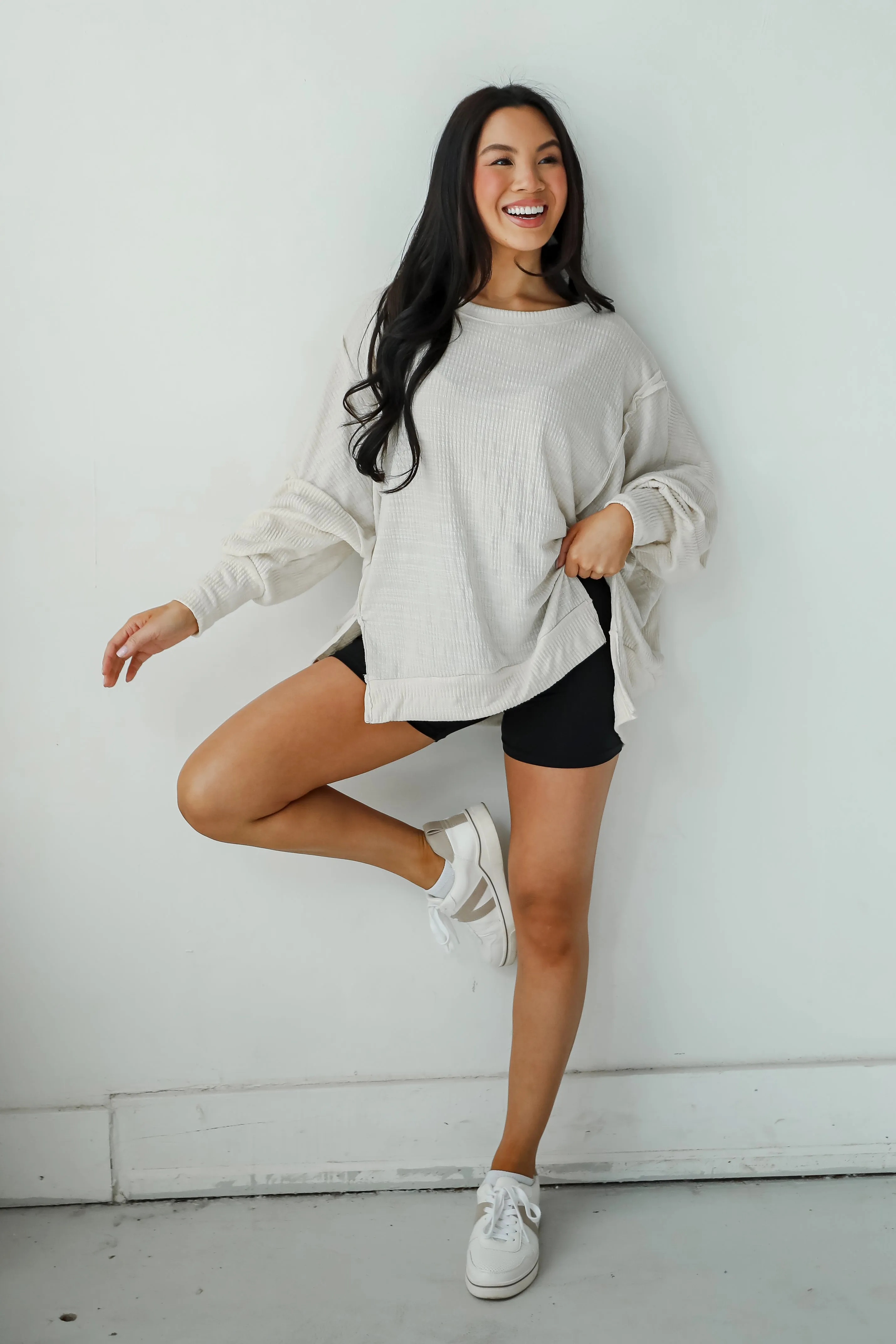 FINAL SALE - Perfectly Impressive Oversized Pullover