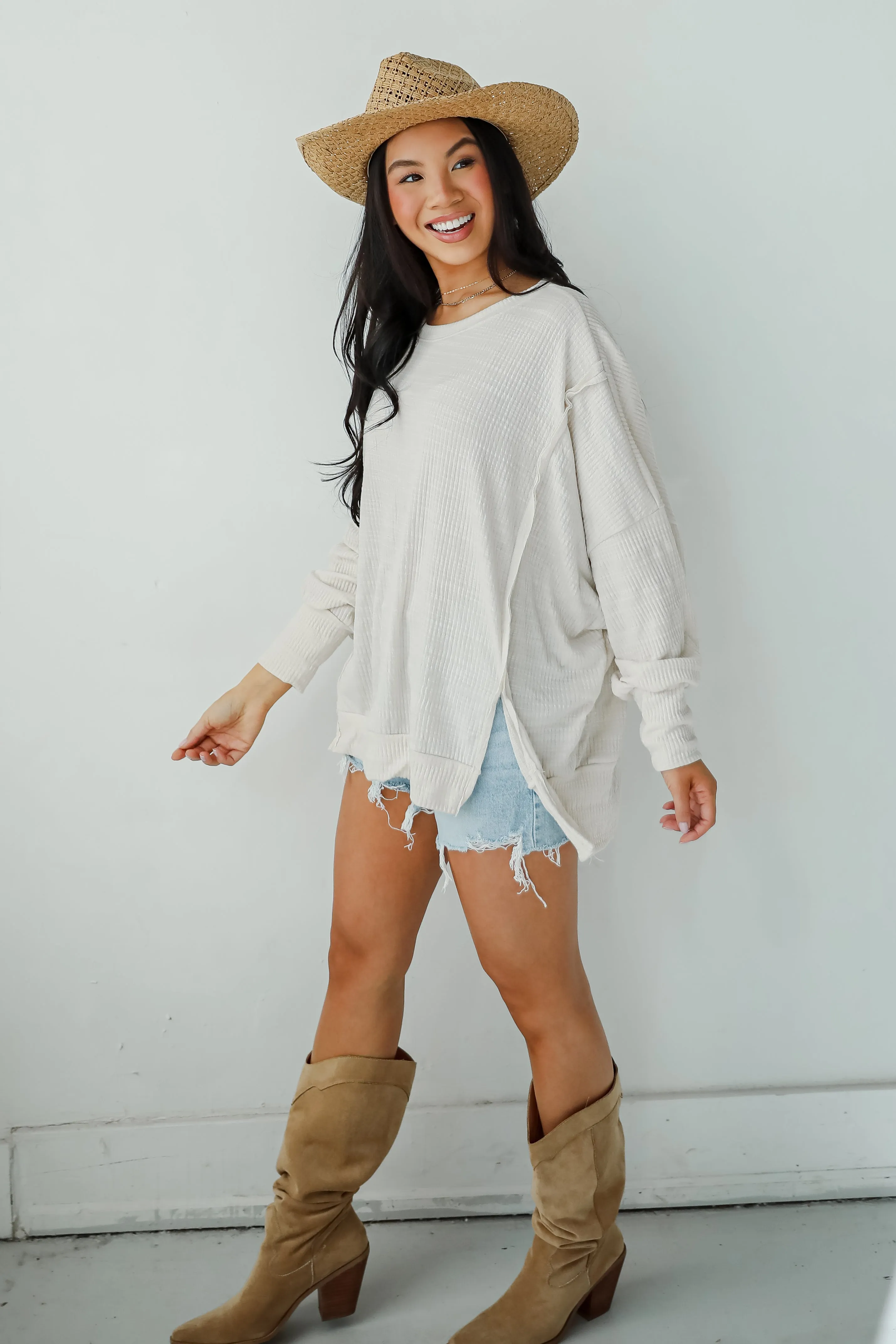 FINAL SALE - Perfectly Impressive Oversized Pullover