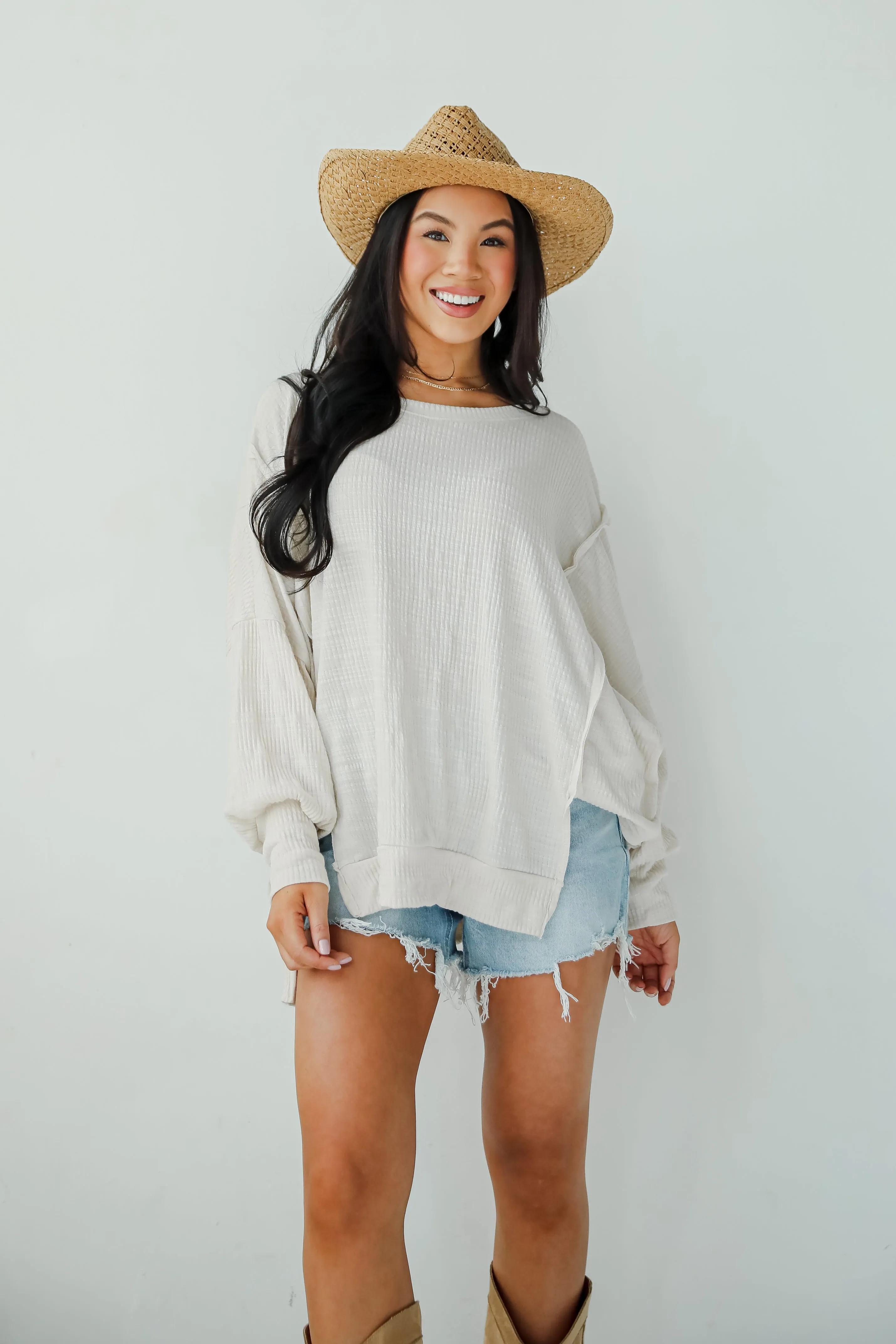 FINAL SALE - Perfectly Impressive Oversized Pullover