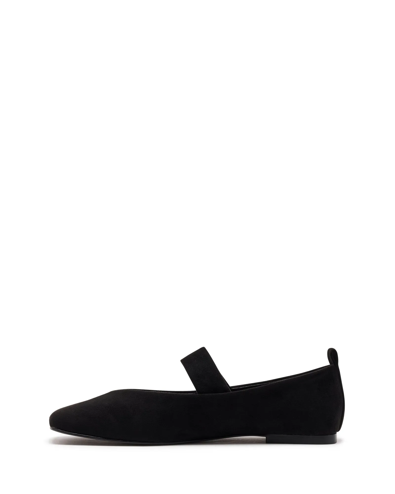 Gael Ballet Flat Black Suede