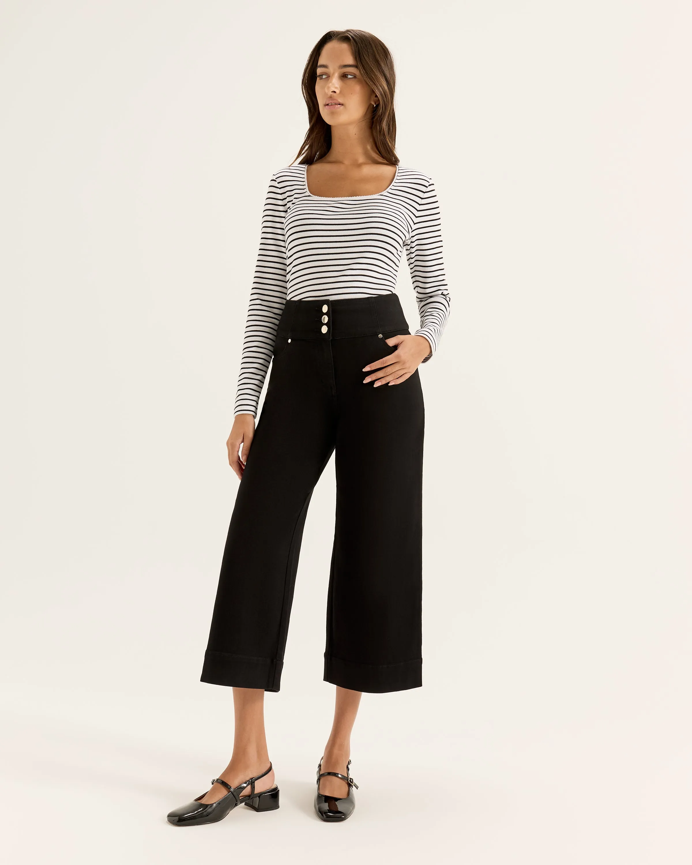Gia Stripe Top
