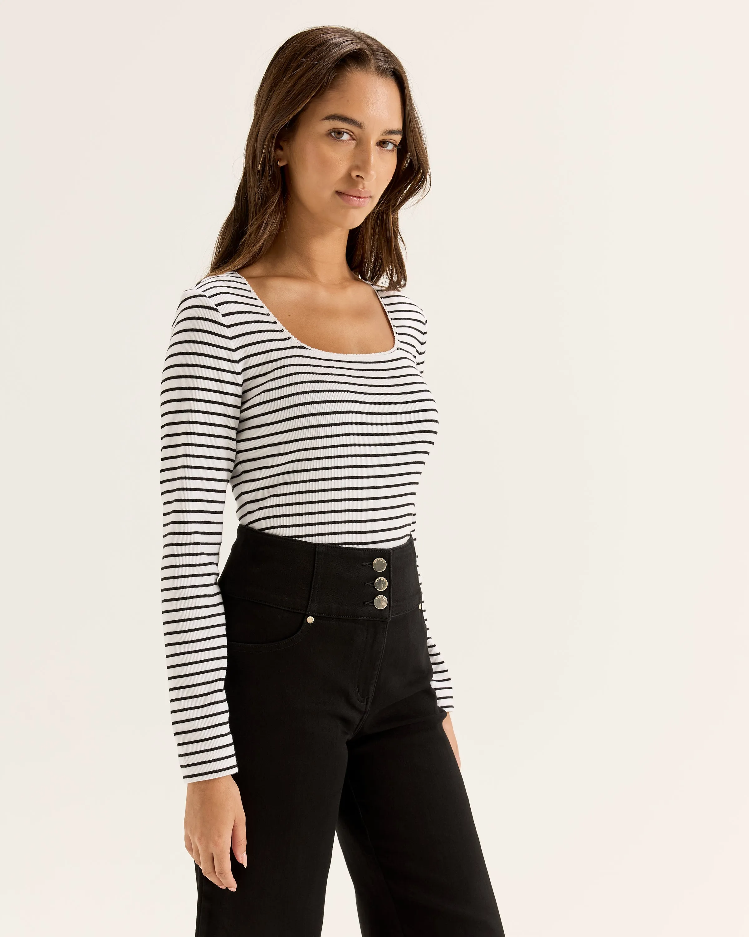Gia Stripe Top