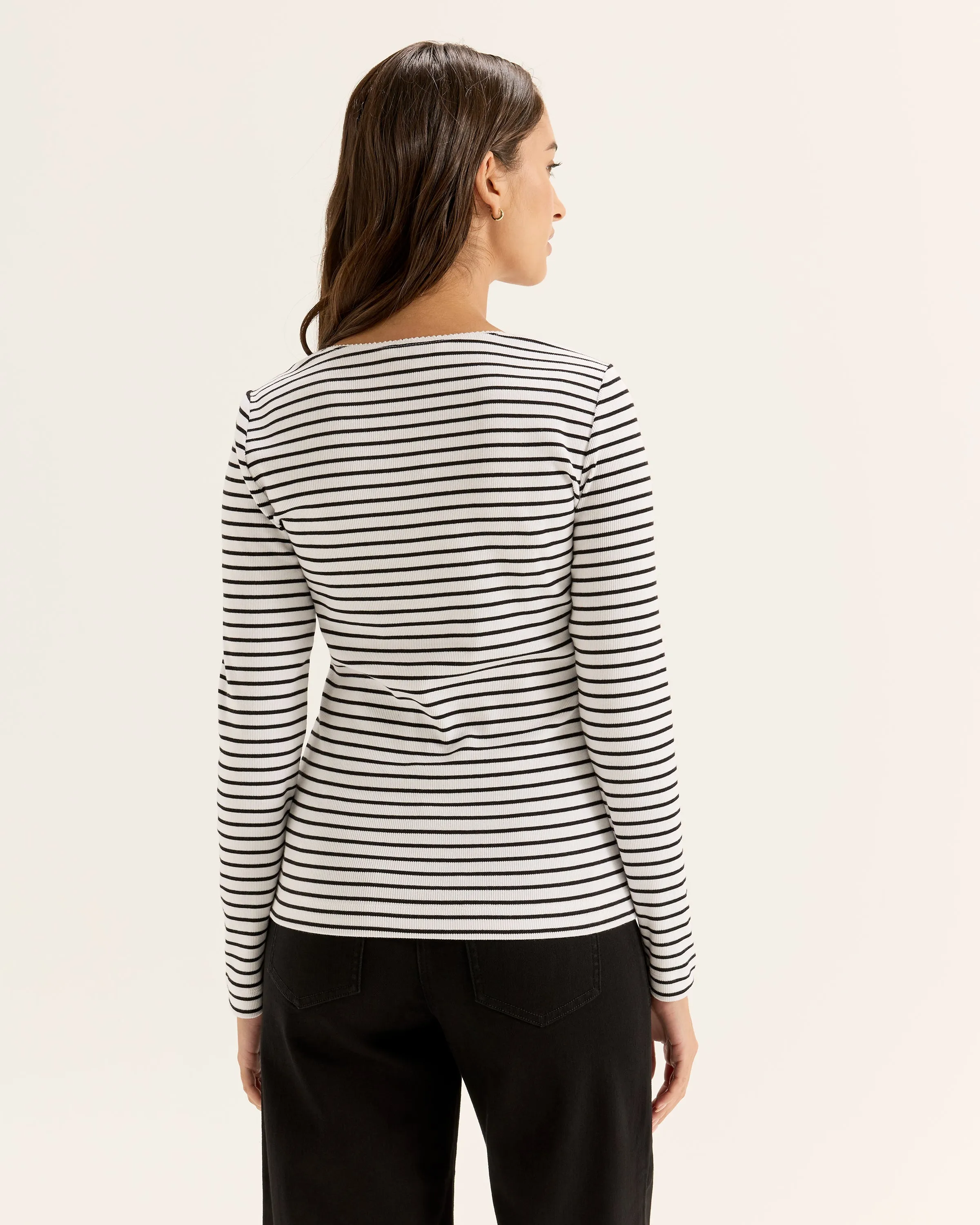 Gia Stripe Top