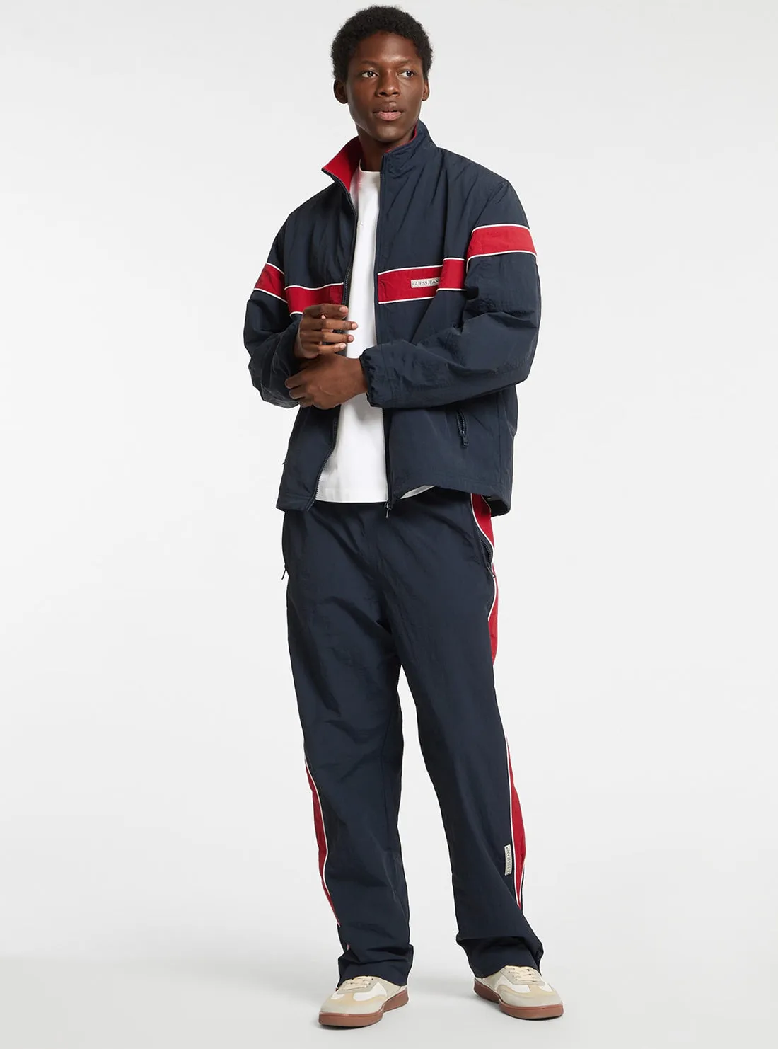 Guess Jeans Navy Windbreaker Jacket