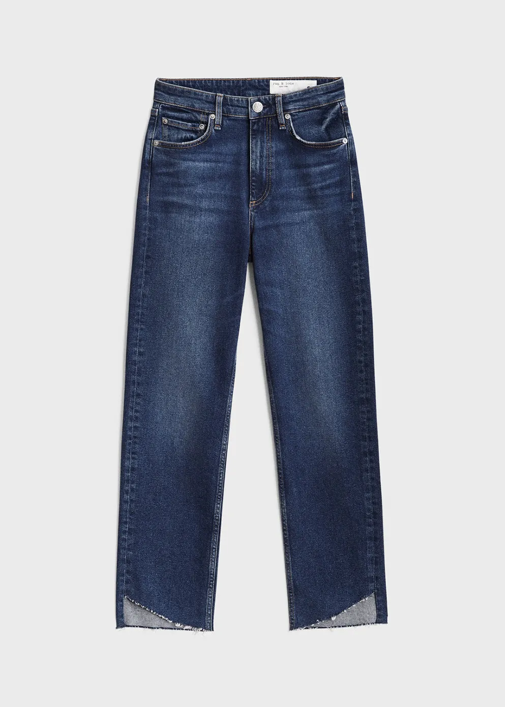Harlow Mid-Rise Straight Jeans