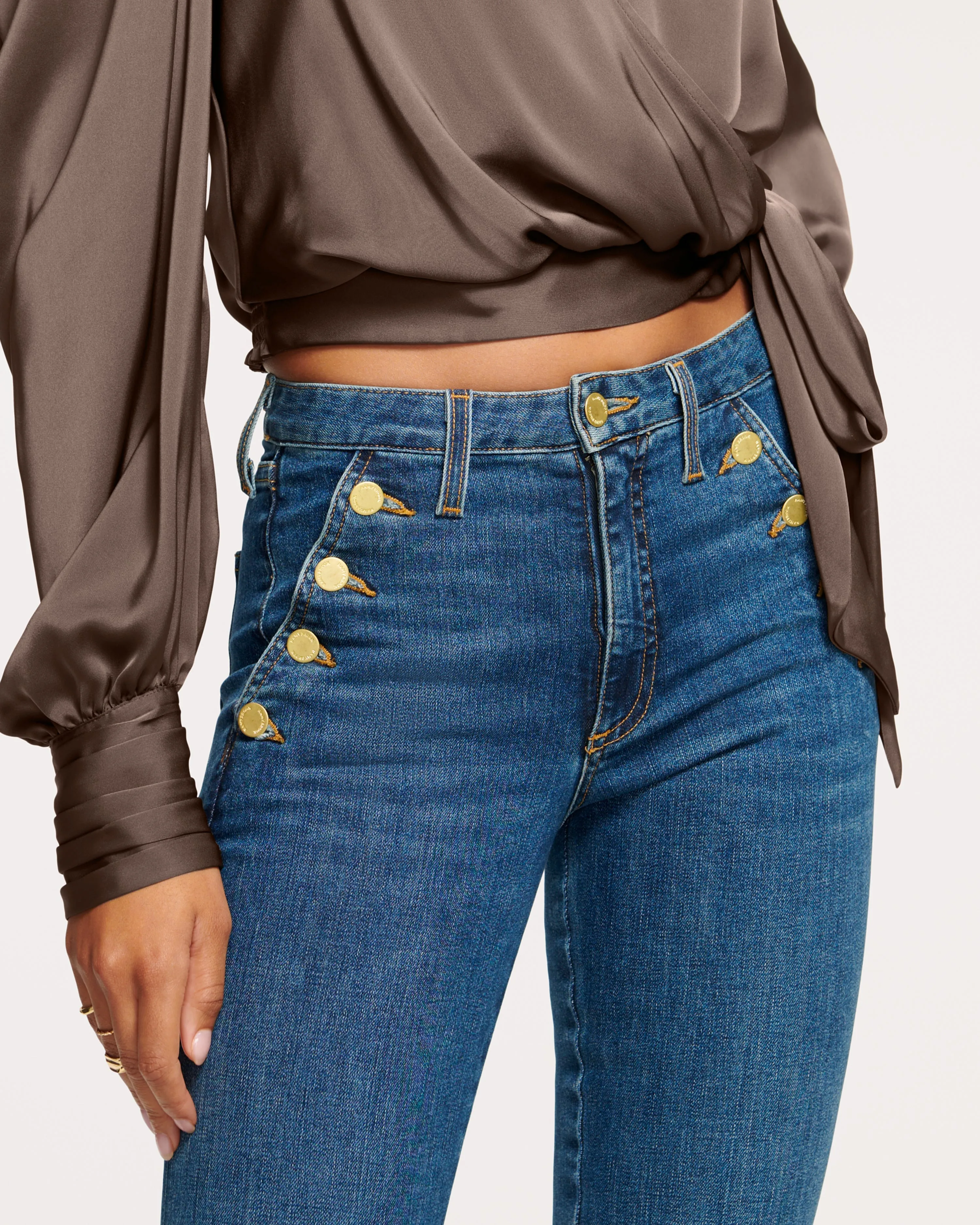 Helena High-Rise Flare Jean