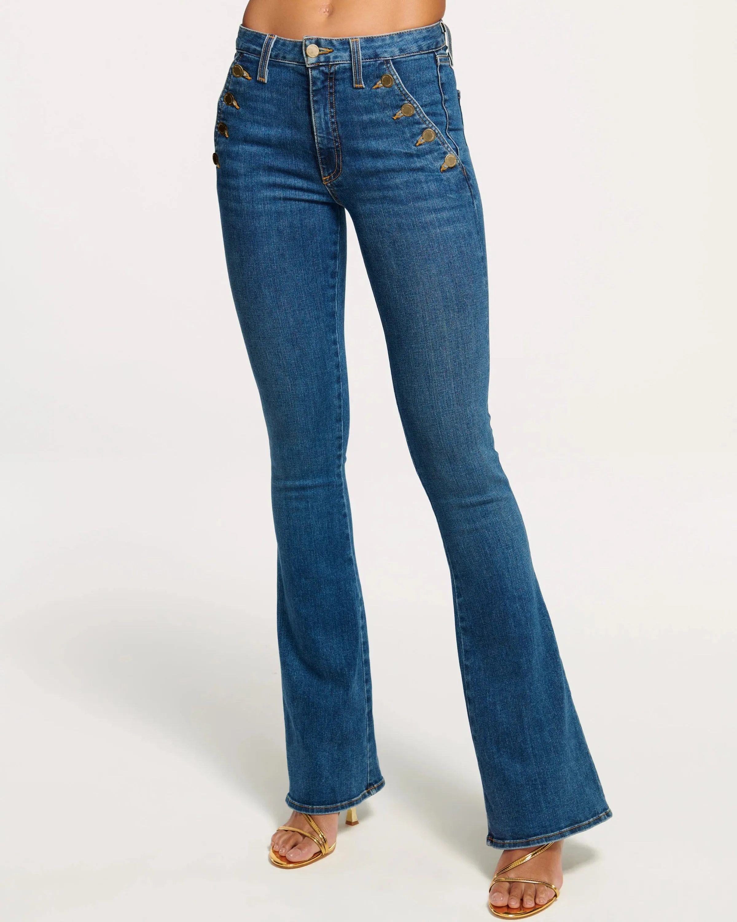 Helena High-Rise Flare Jean